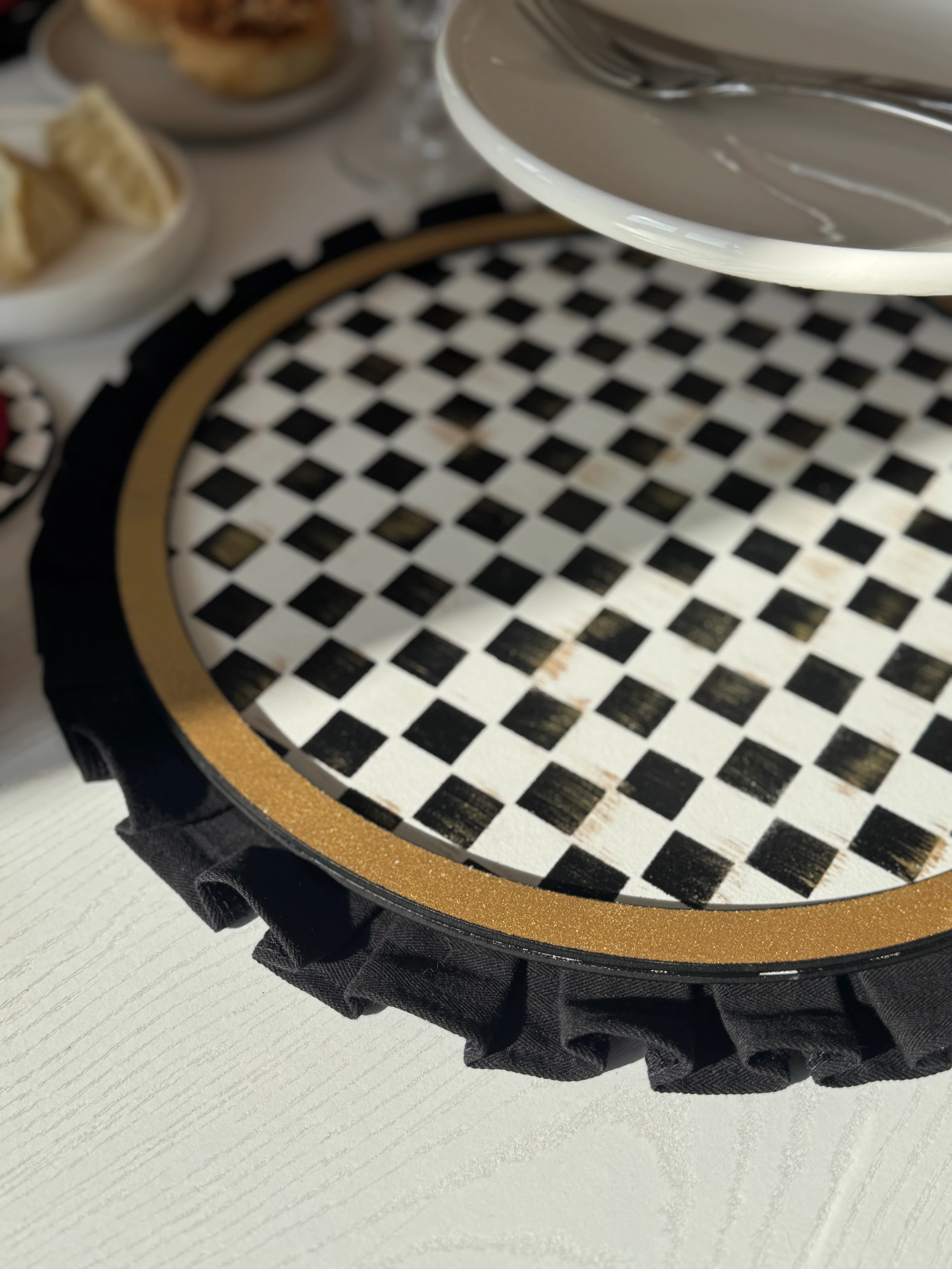 Premium Mackenzie Dama Desen Eskitme Gold Supla