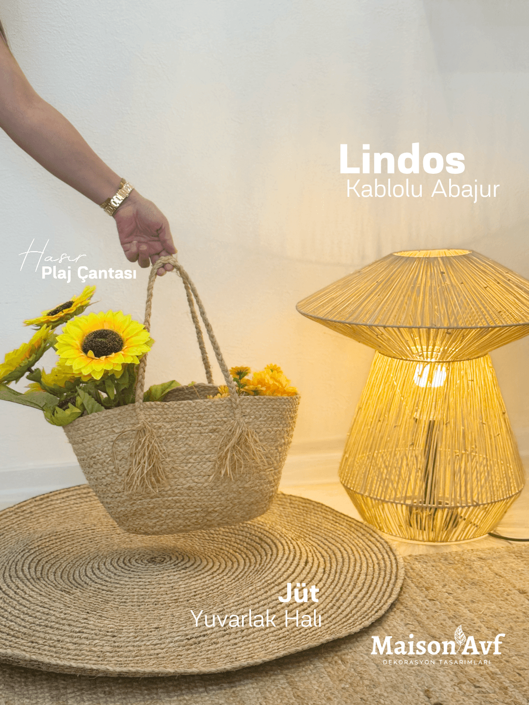 Lindos Kablolu Abajur