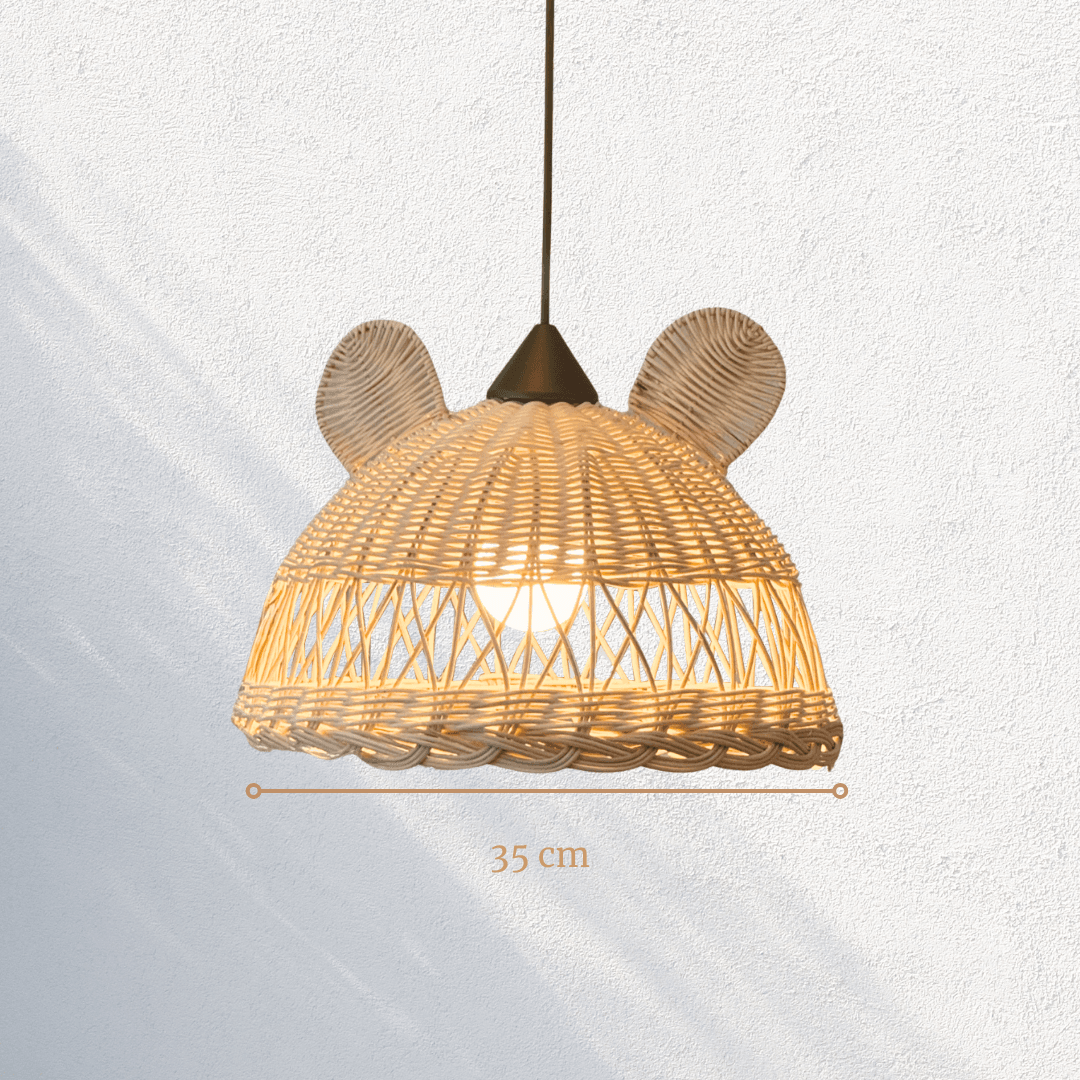 Teddy Rattan Bambu Avize