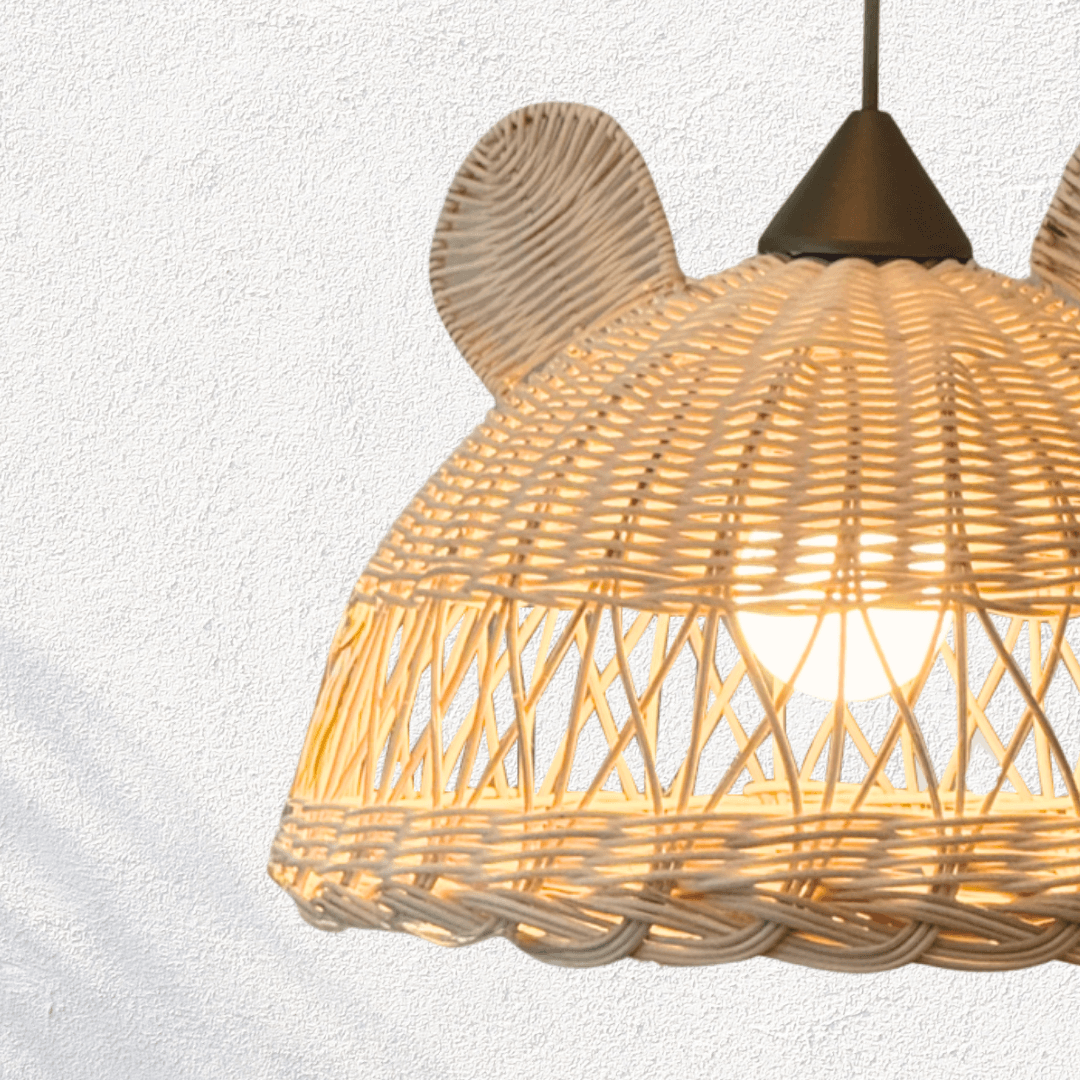 Teddy Rattan Bambu Avize