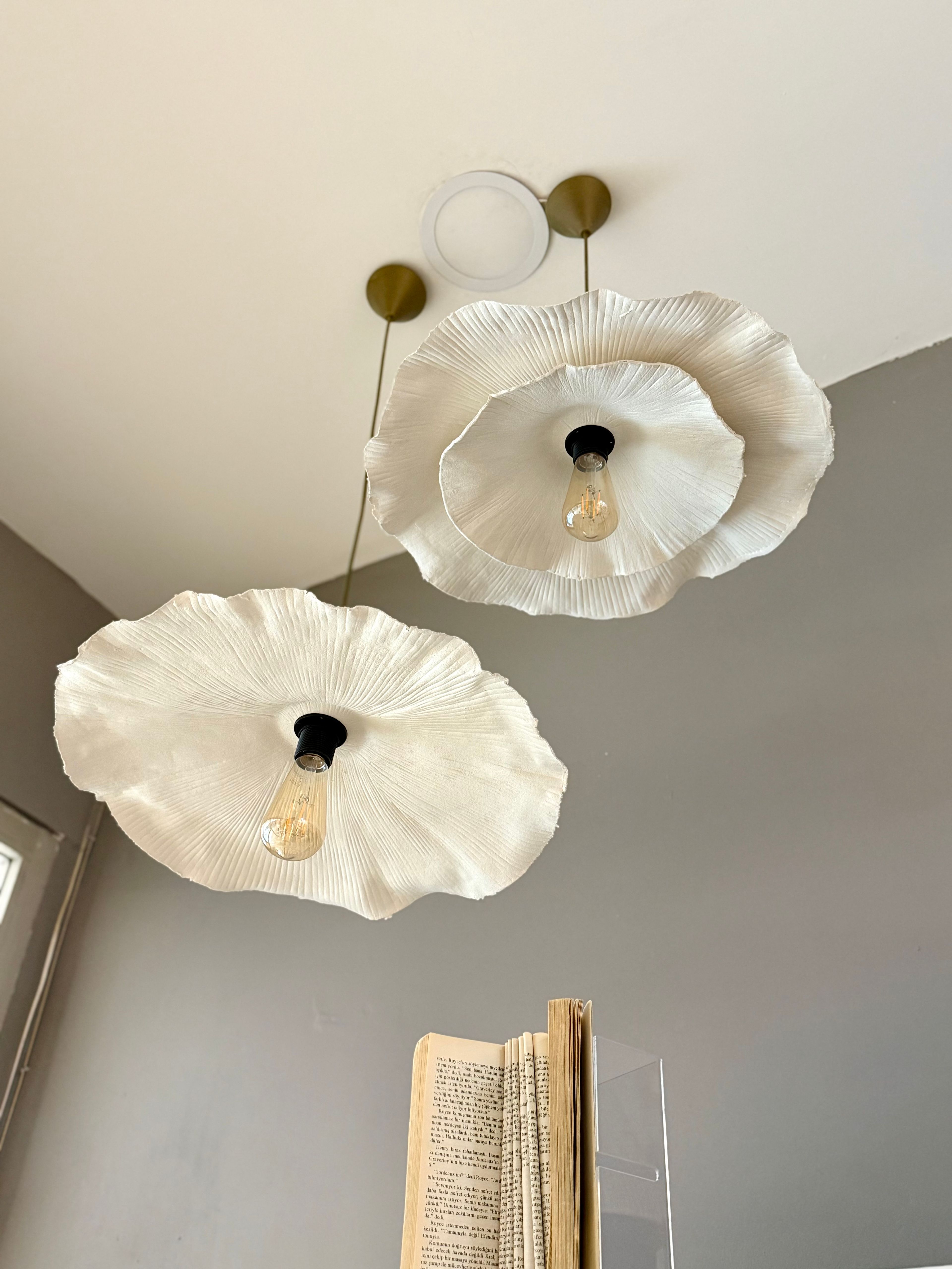 2'li Modern Avf İki Katlı Sarkıt Avize & 60 cm Avize