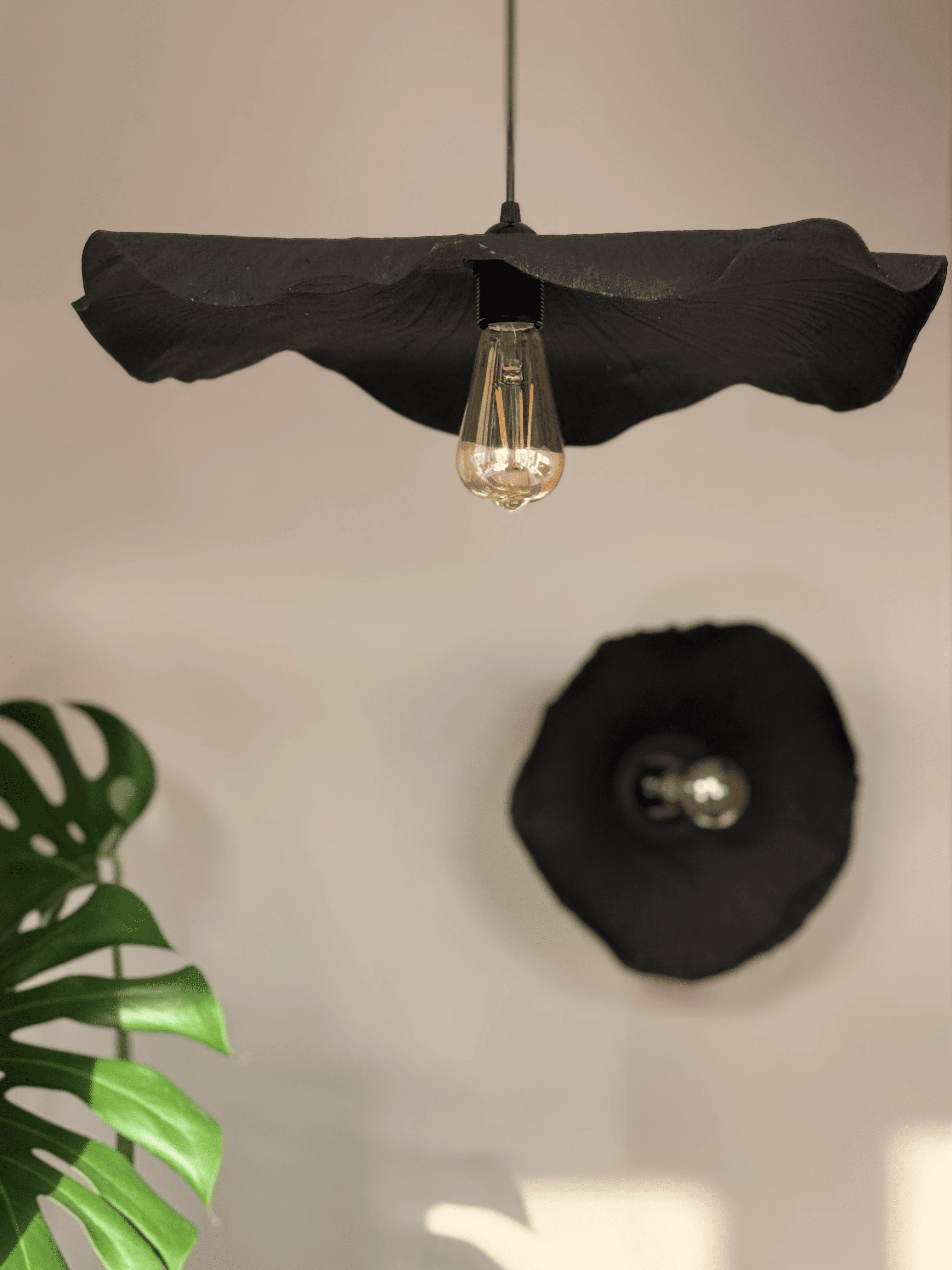 Dark Avf Siyah Sarkıt Avize