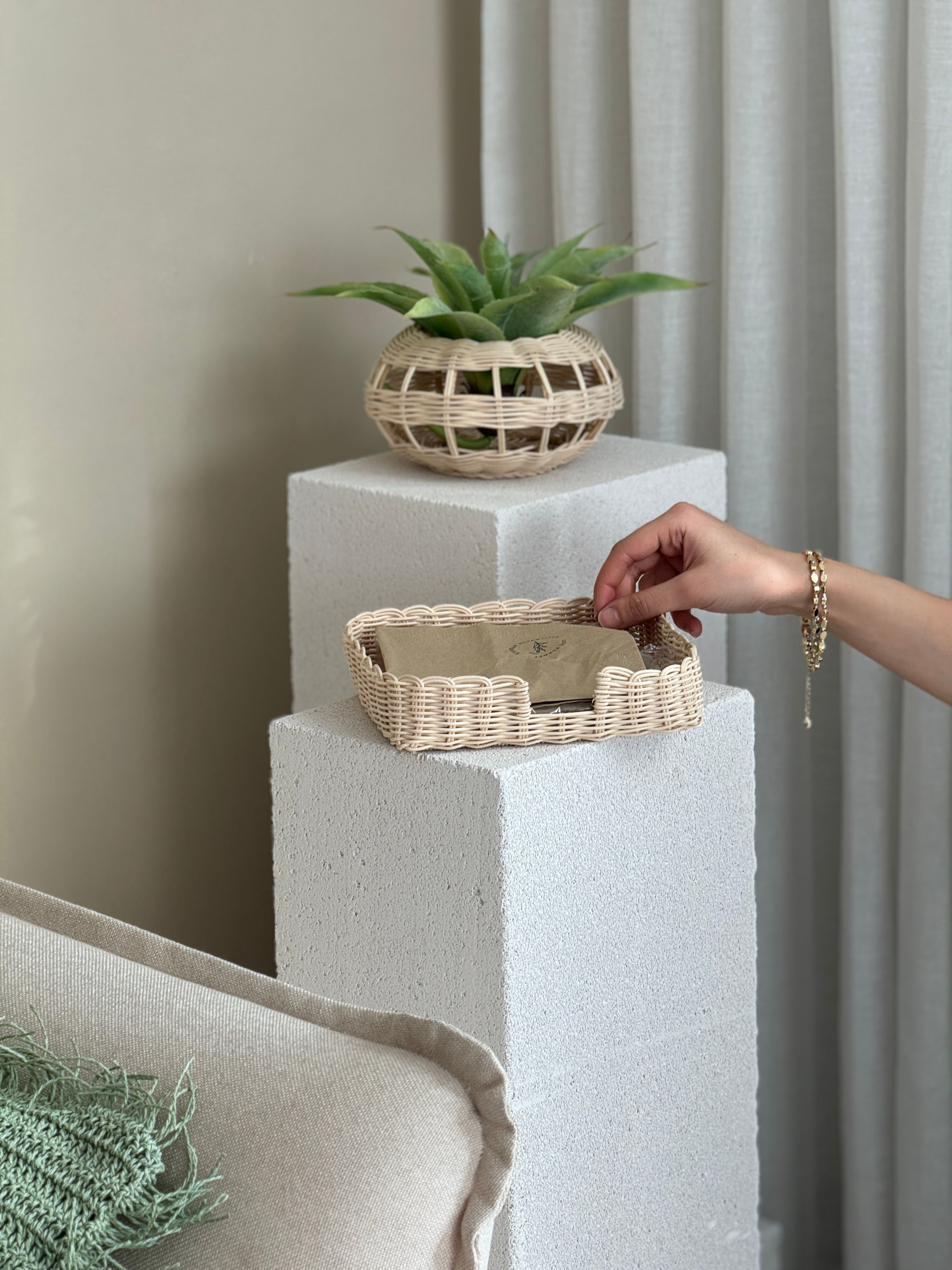 Rattan Napkin Holder