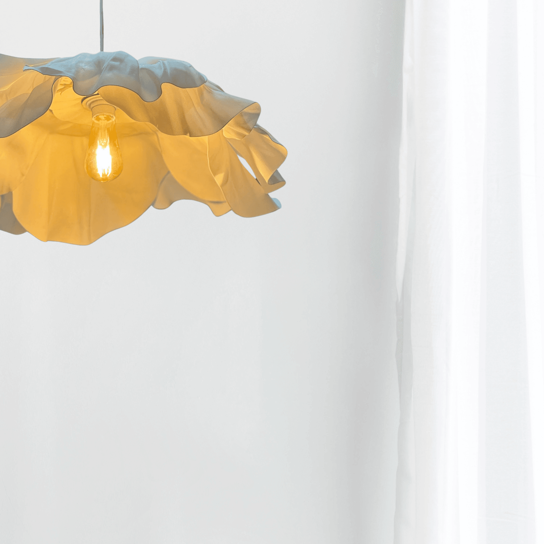 Eva 2 Katlı Anemon Tasarım Modern Avize;Tüm Ürünler Tüm Çap 60 cm