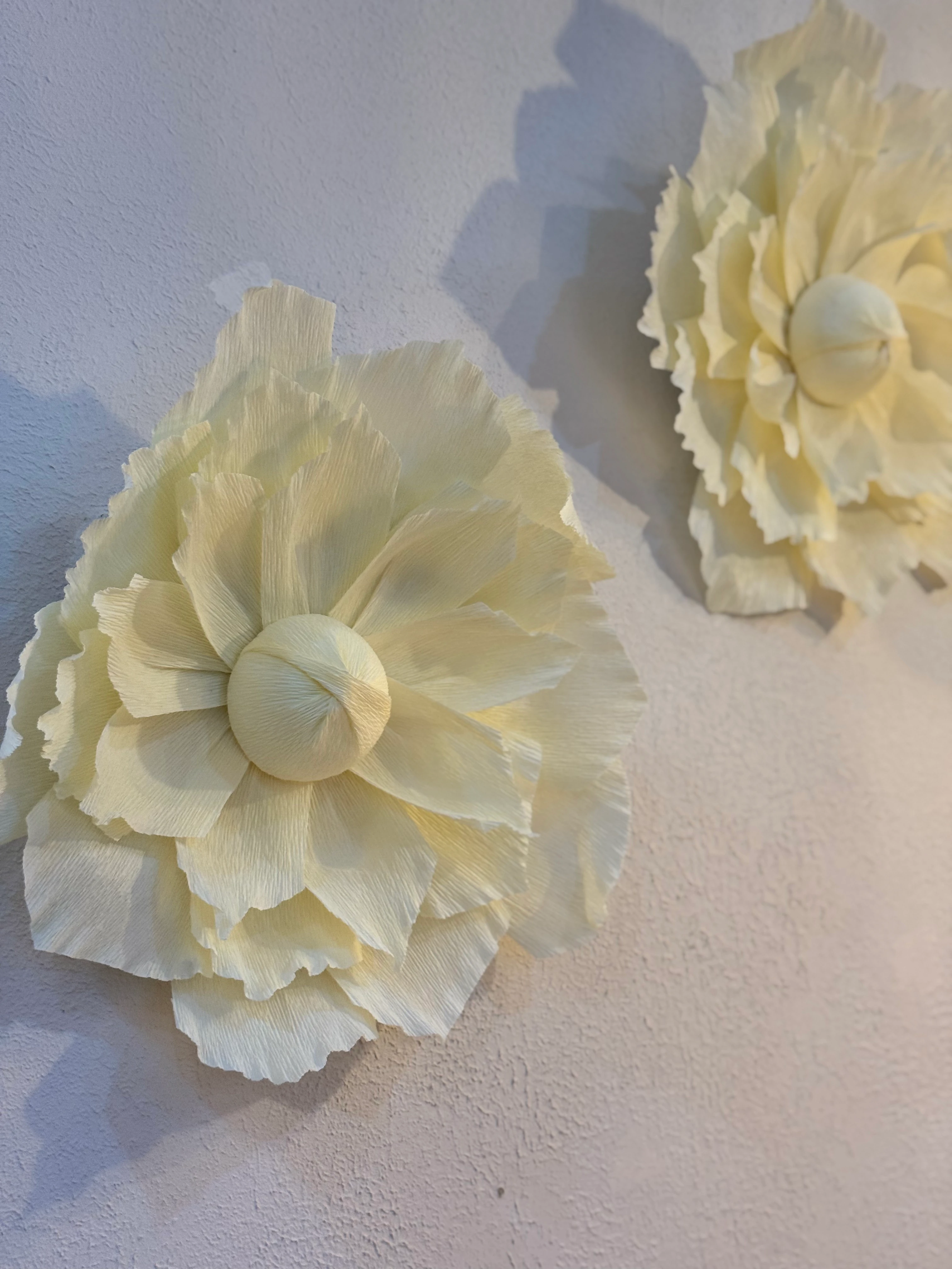 2'li Set Soft İtalyan Krapon Kağıt Duvar Dekorasyonu Duvar Süsü