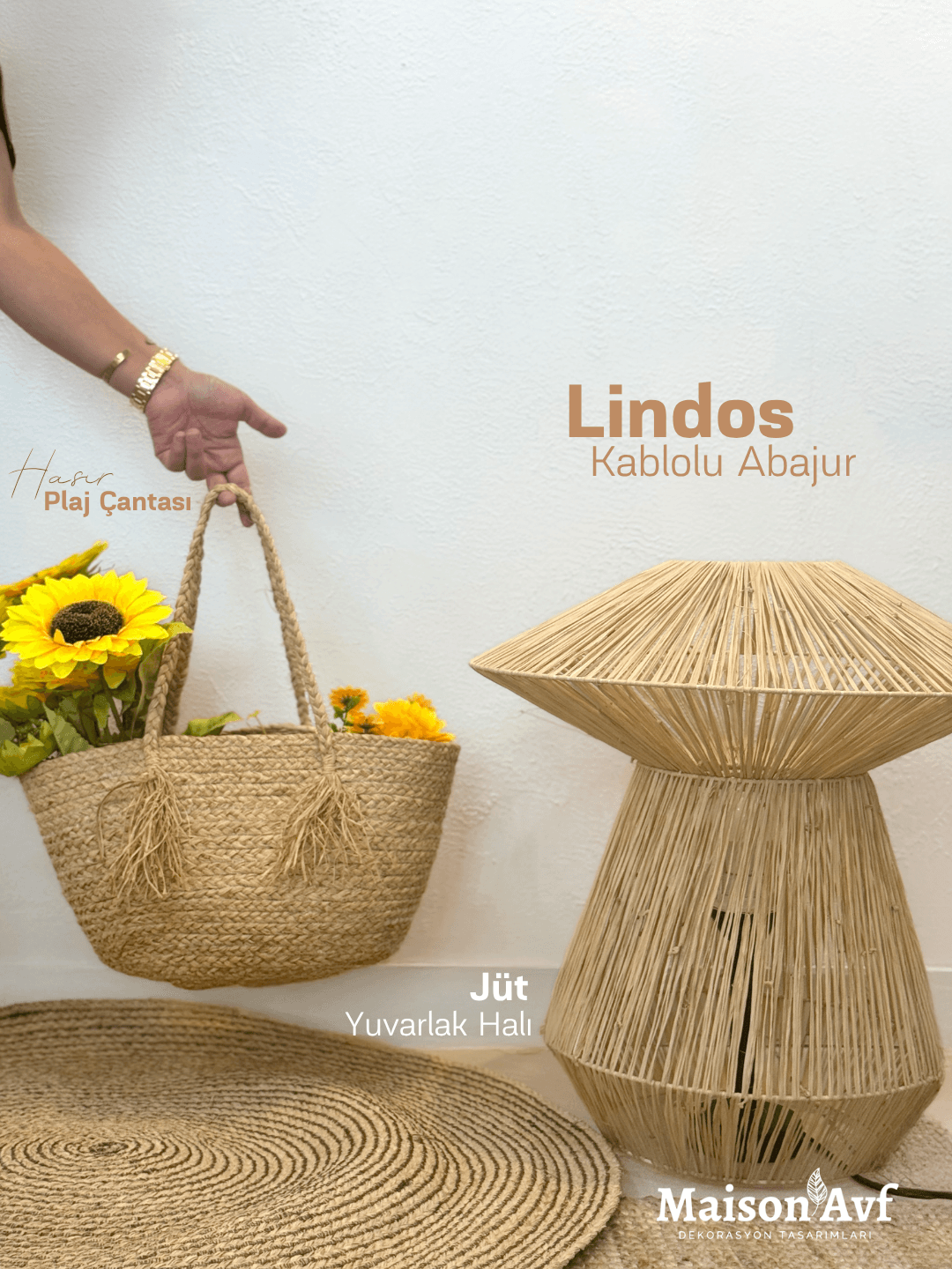 Lindos Kablolu Abajur