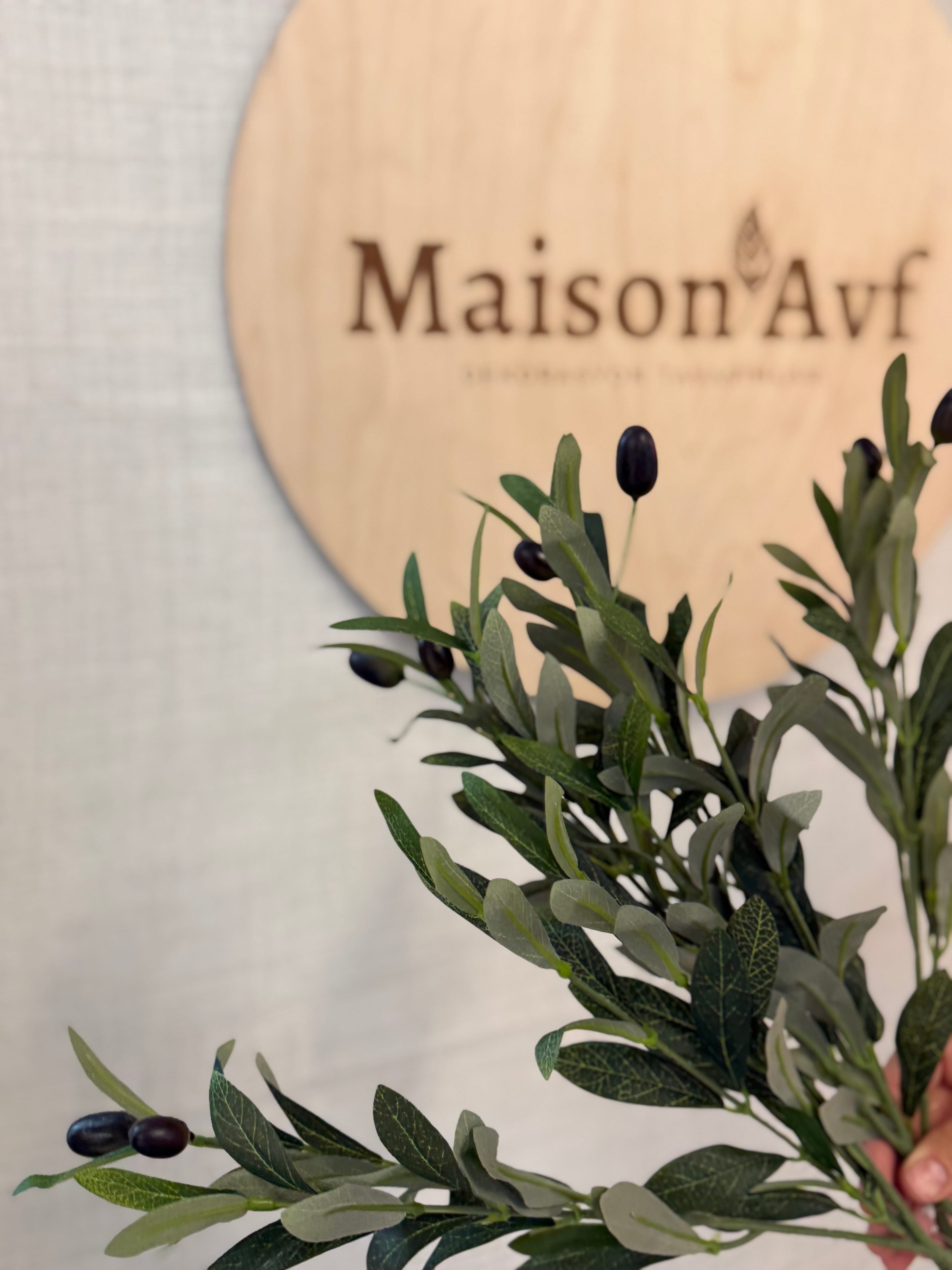 Yapay Dekoratif Zeytin Dalı