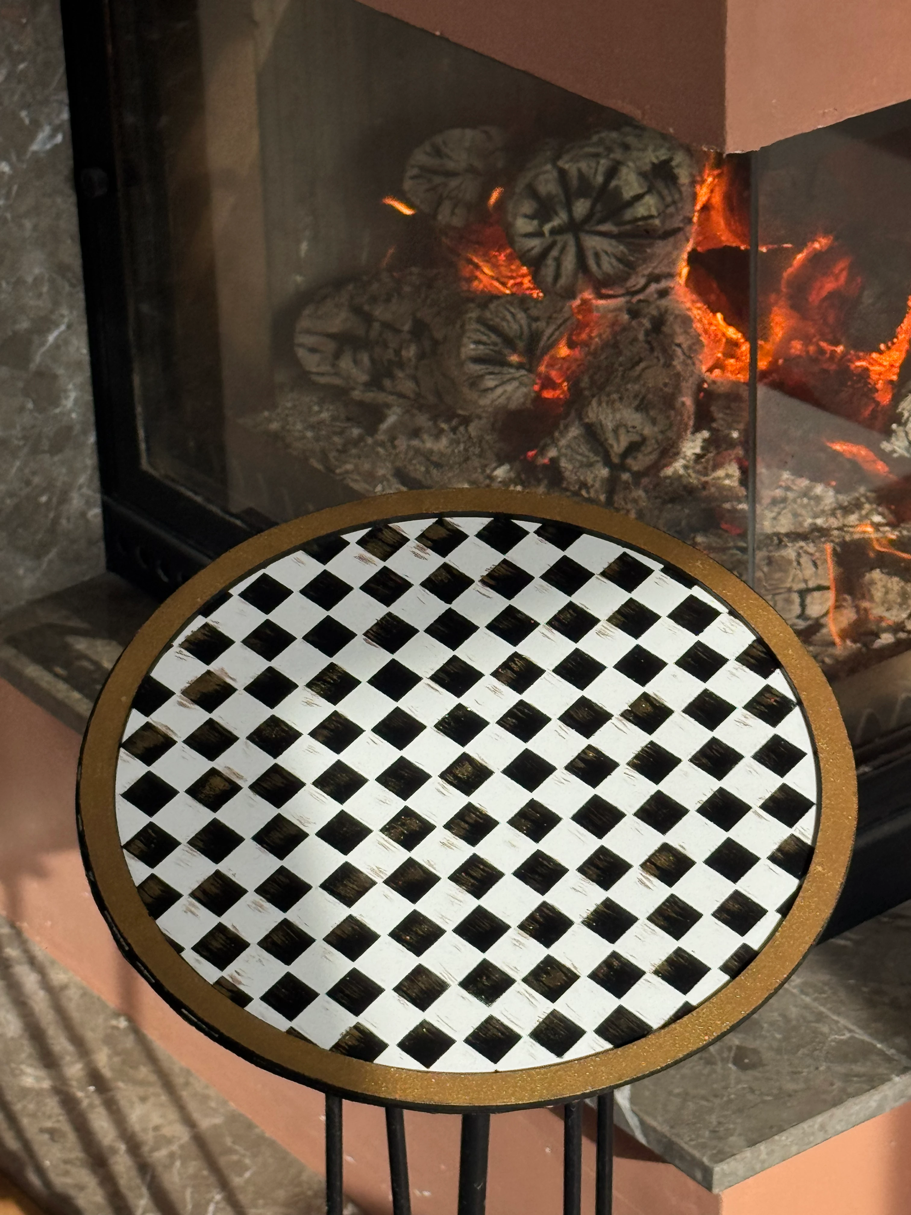 Premium Mackenzie Dama Desen Eskitme Gold Supla