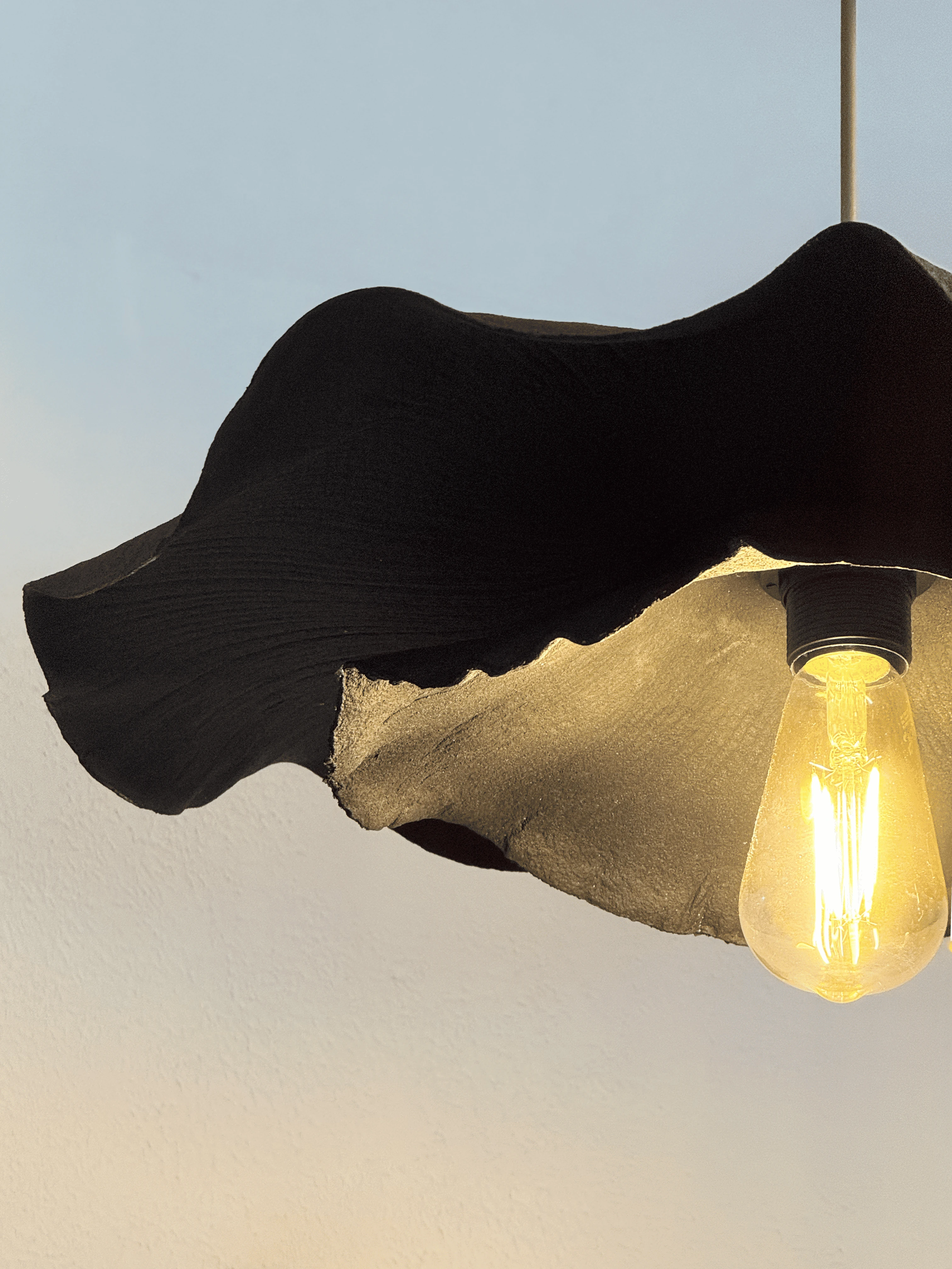 Modern Dark Avf Siyah İki Katlı Sarkıt Avize