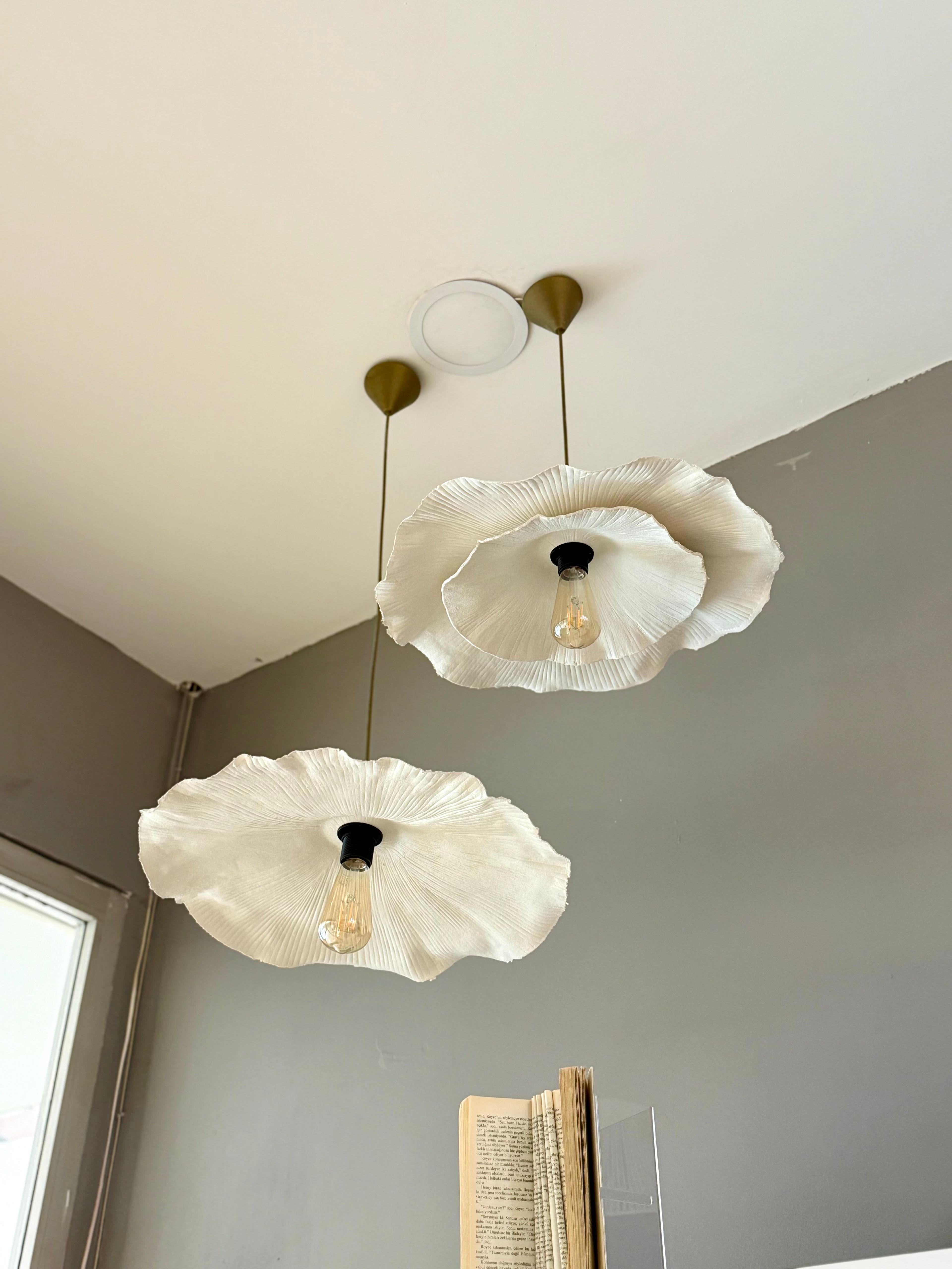 2'li Modern Avf İki Katlı Sarkıt Avize & 60 cm Avize