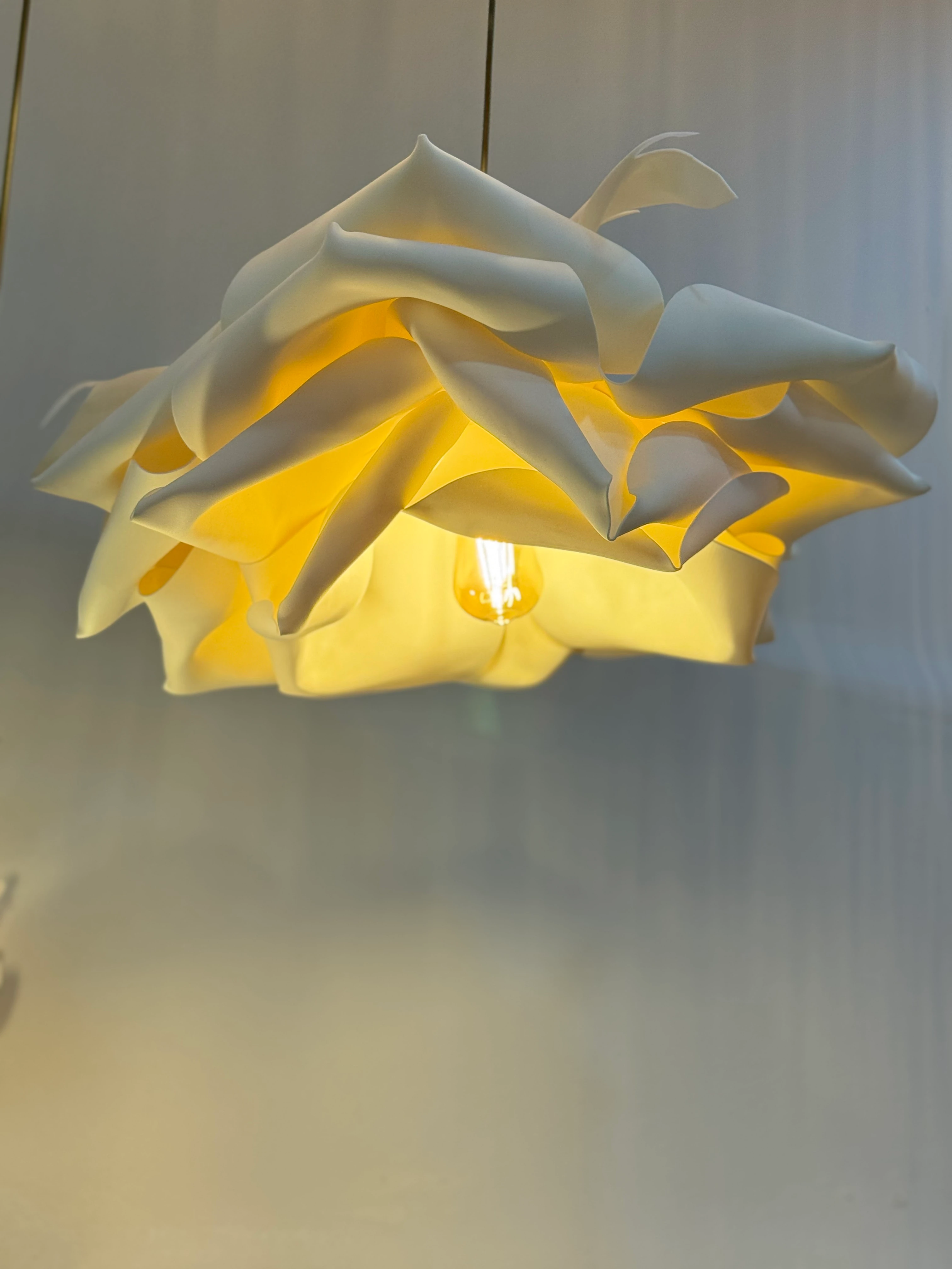 Vehha Tasarım Eva Modern Sarkıt Avize - Krem