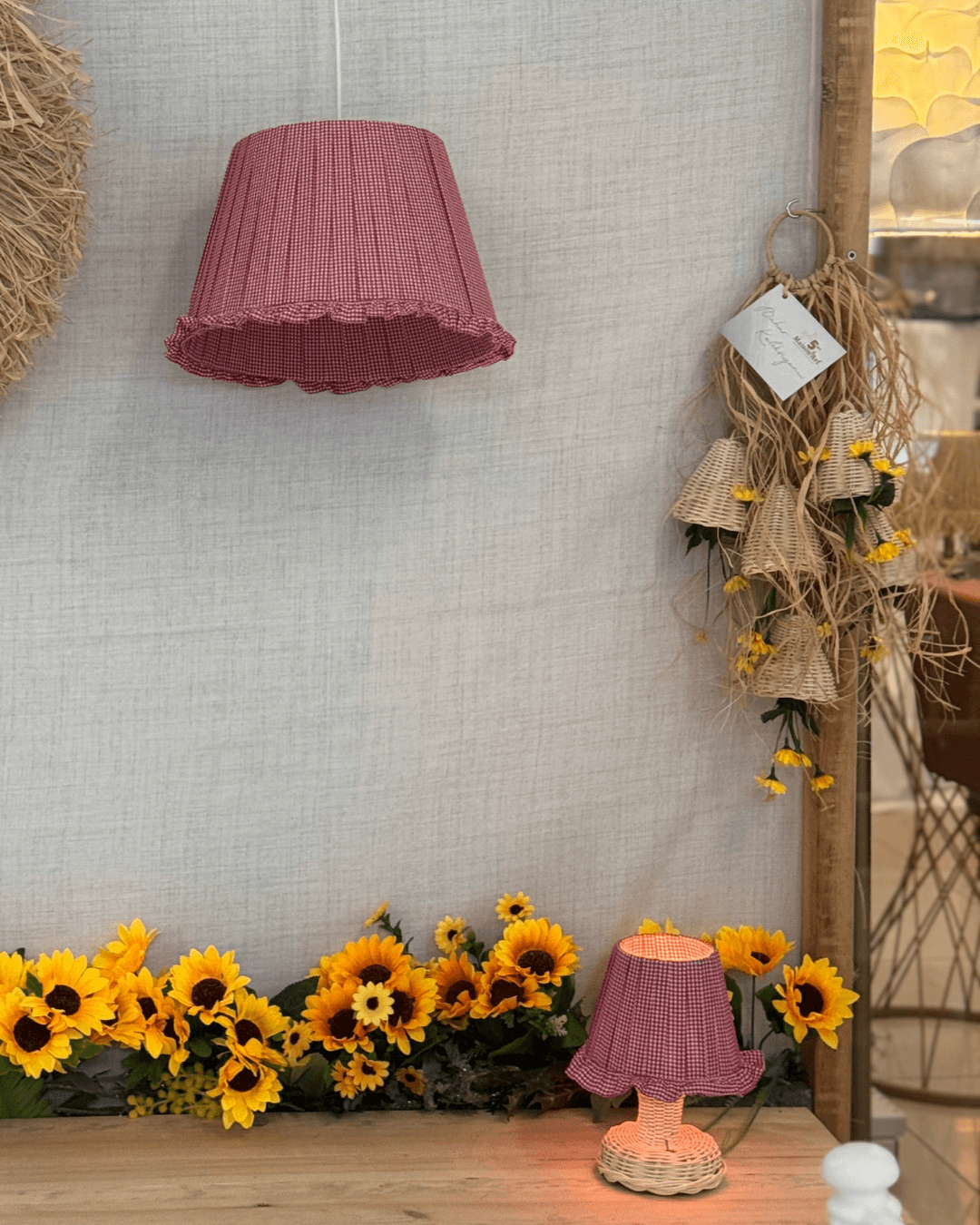 Sunflower Dekoratif Çan Kapı Süsü