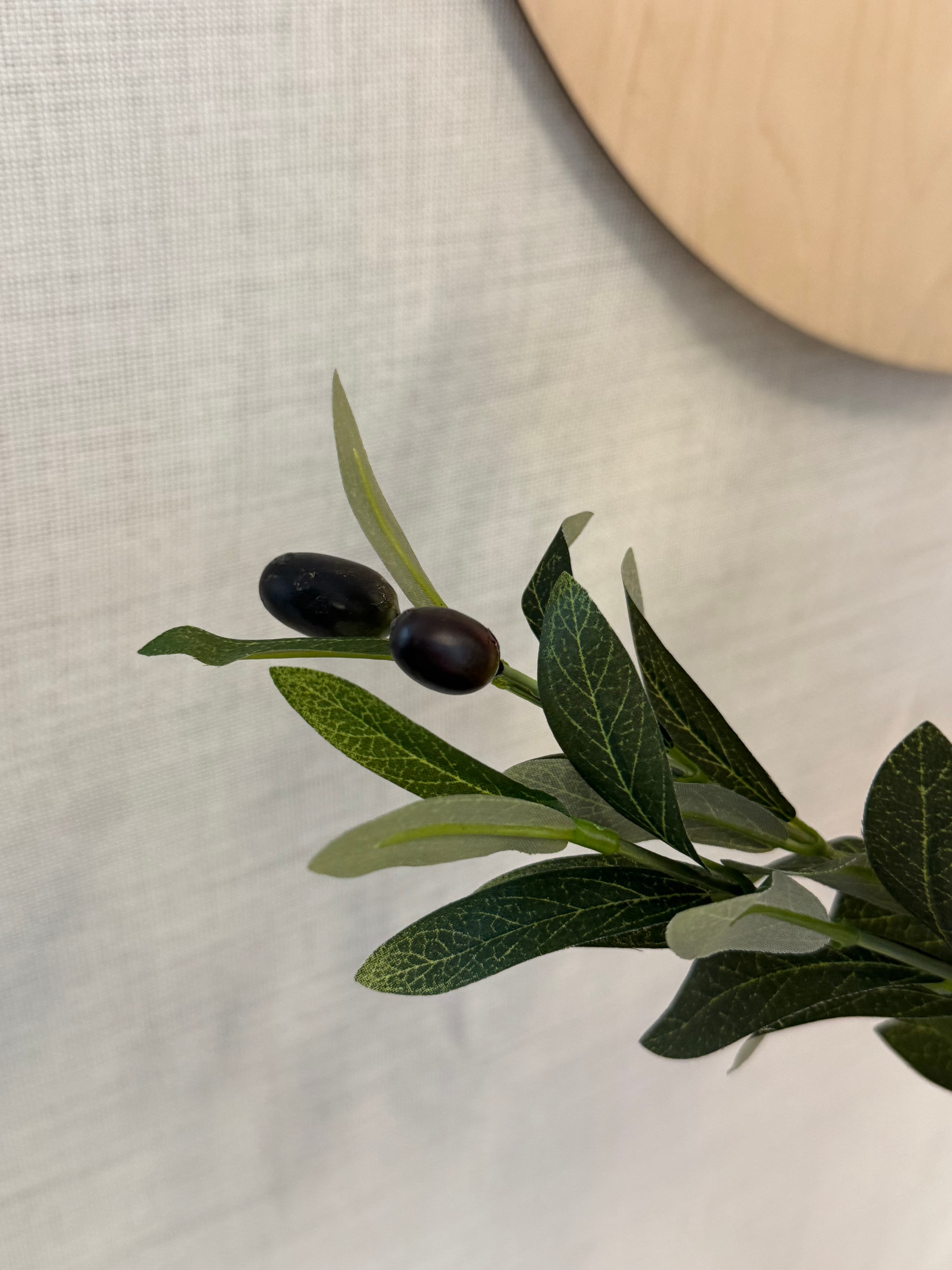 Yapay Dekoratif Zeytin Dalı