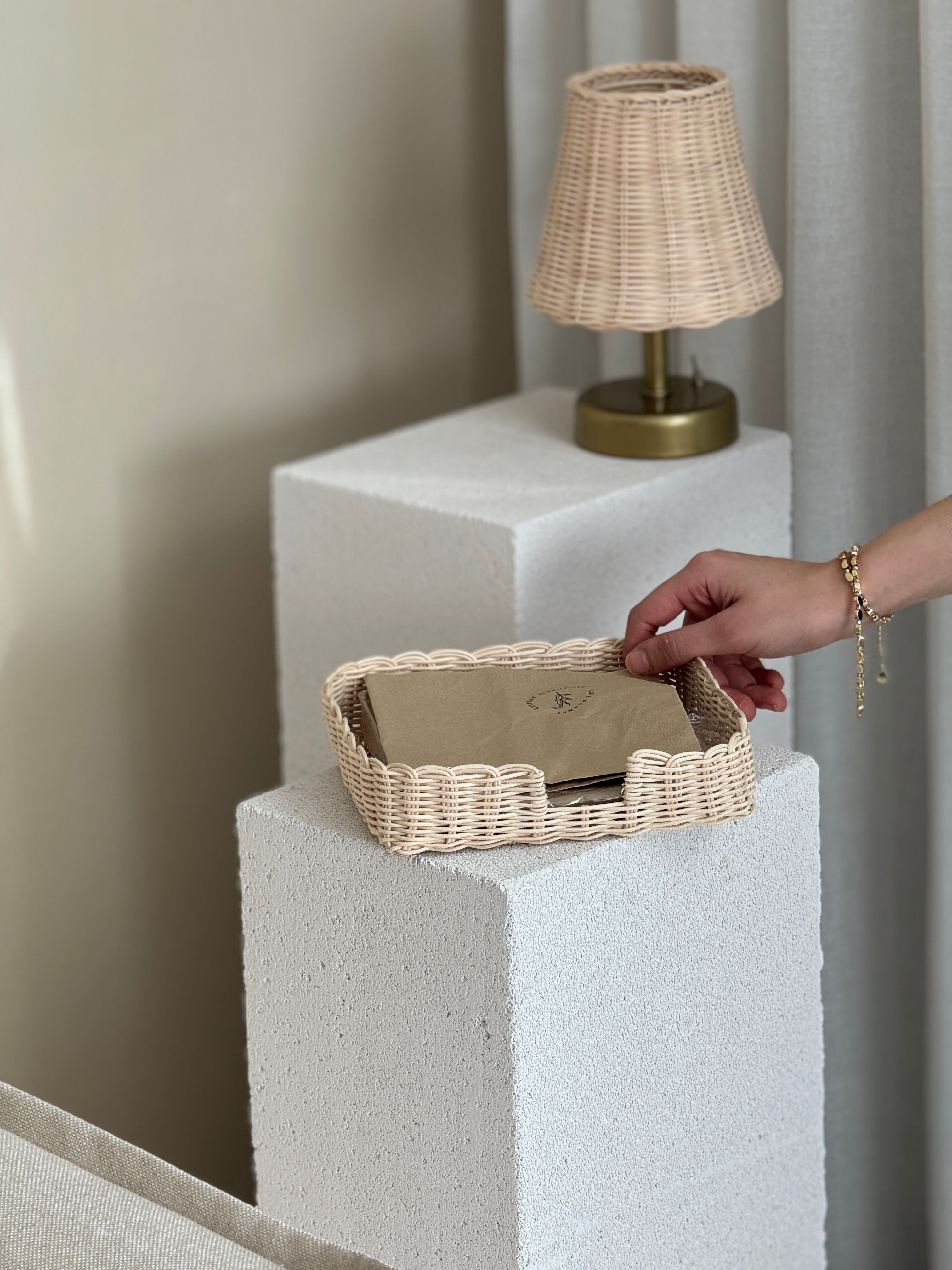 Rattan Napkin Holder