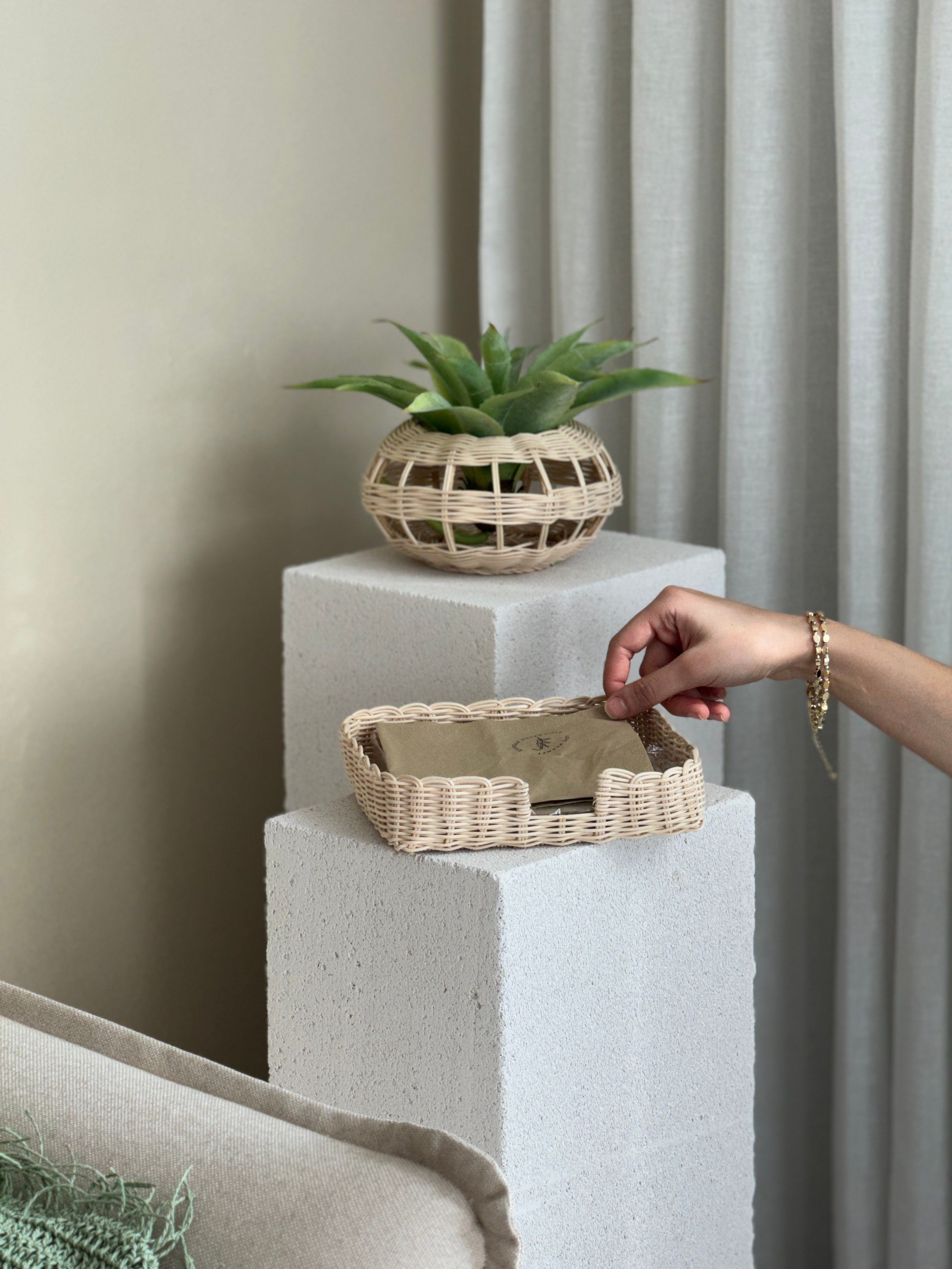 Rattan Napkin Holder