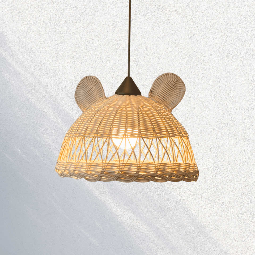 Teddy Rattan Bambu Avize