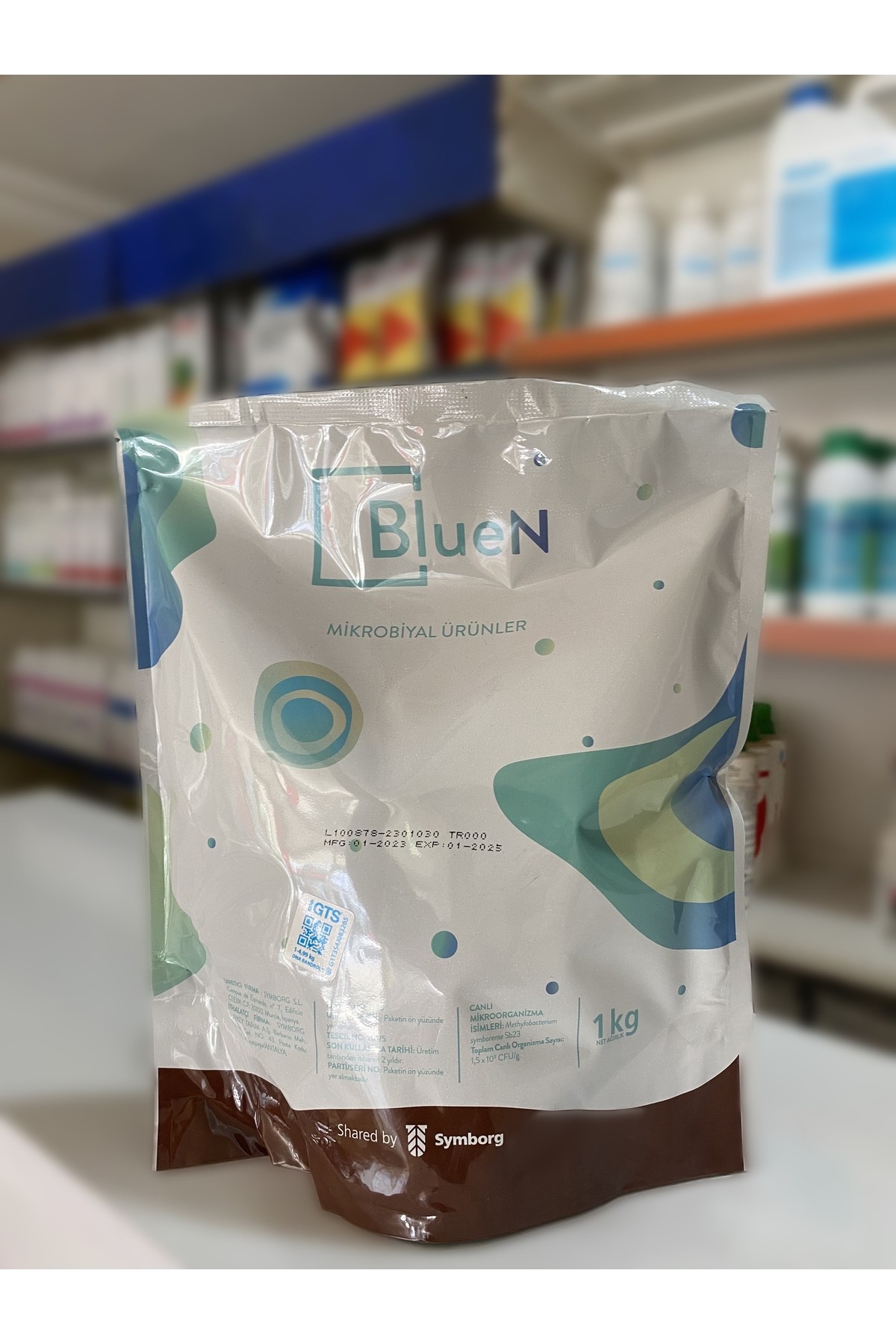 SYMBORG BlueN- MİKROBİYAL GÜBRE 1 KG