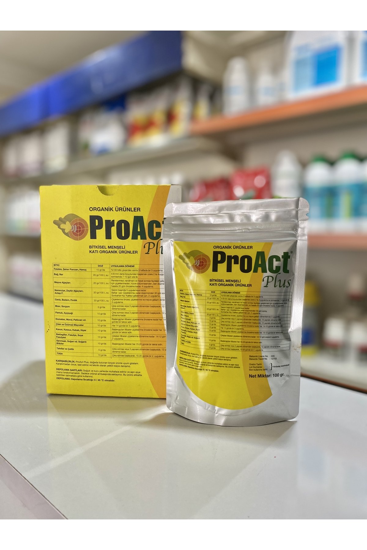 Proact Plus- Bitkisel Menşeli Katı Organik Gübre (ORGANİK ÜRÜNLER) 100 G