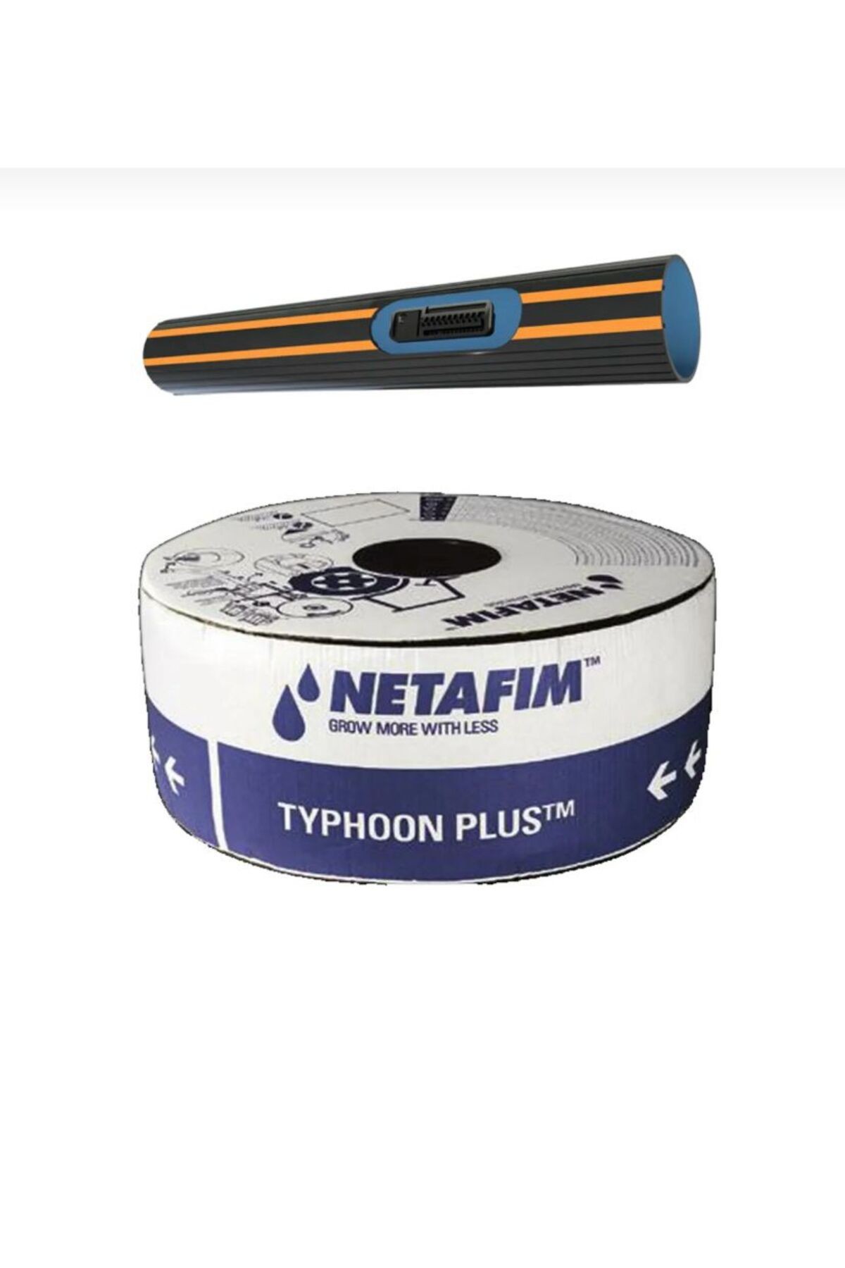 TYPHOON PLUS 8 MIL / 30 CM 1.6 LT / 2500 M FLAT DRIP PIPE