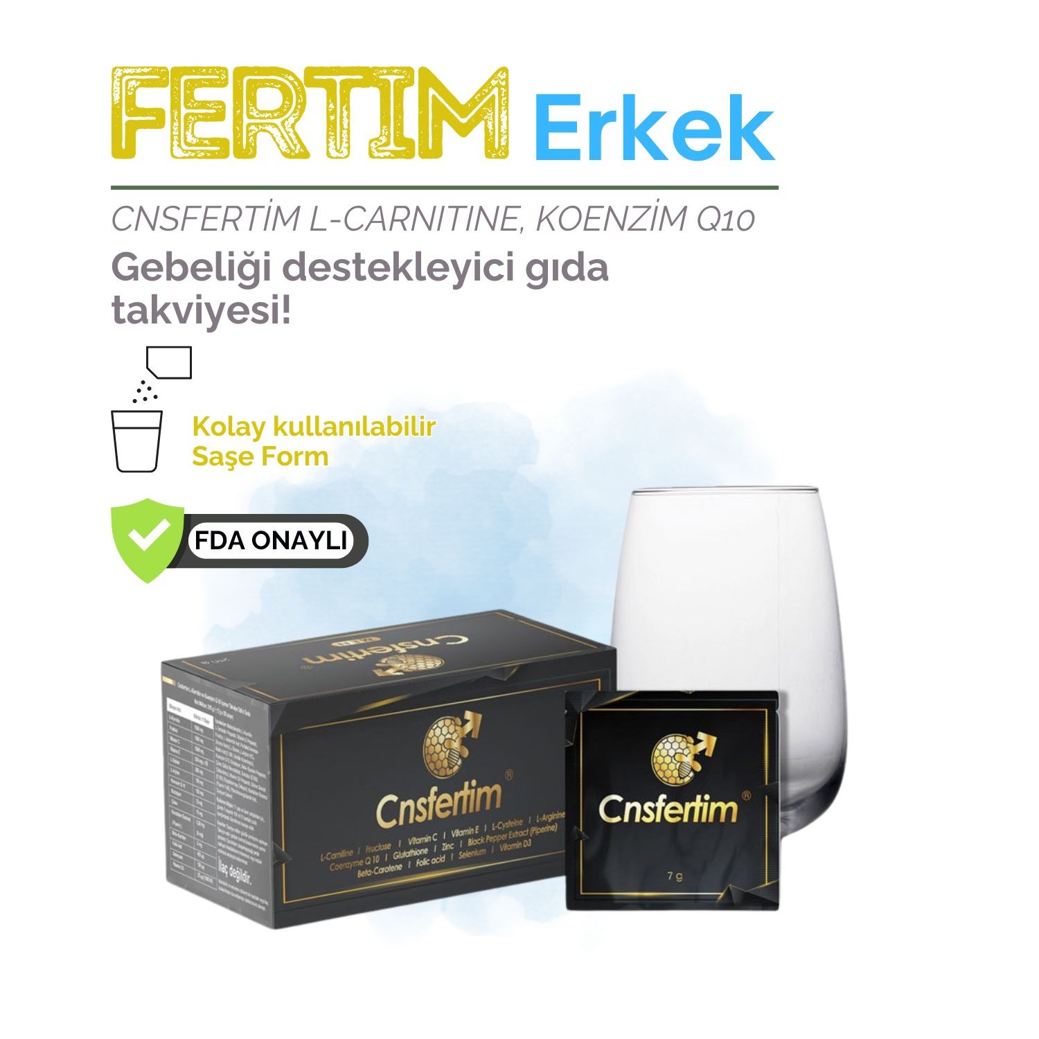 Cns Fertim + Cns Beem Erkeklere Özel Üreme Sağlığı Destekleyici Paket