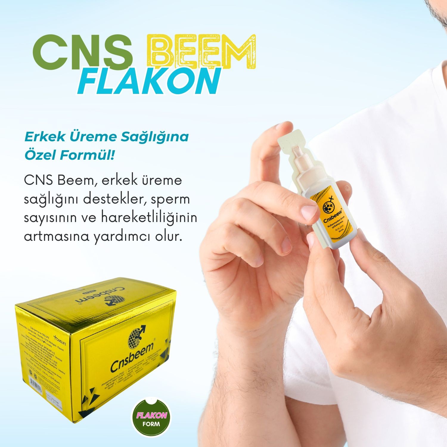 Cns Fertim + Cns Beem Erkeklere Özel Üreme Sağlığı Destekleyici Paket