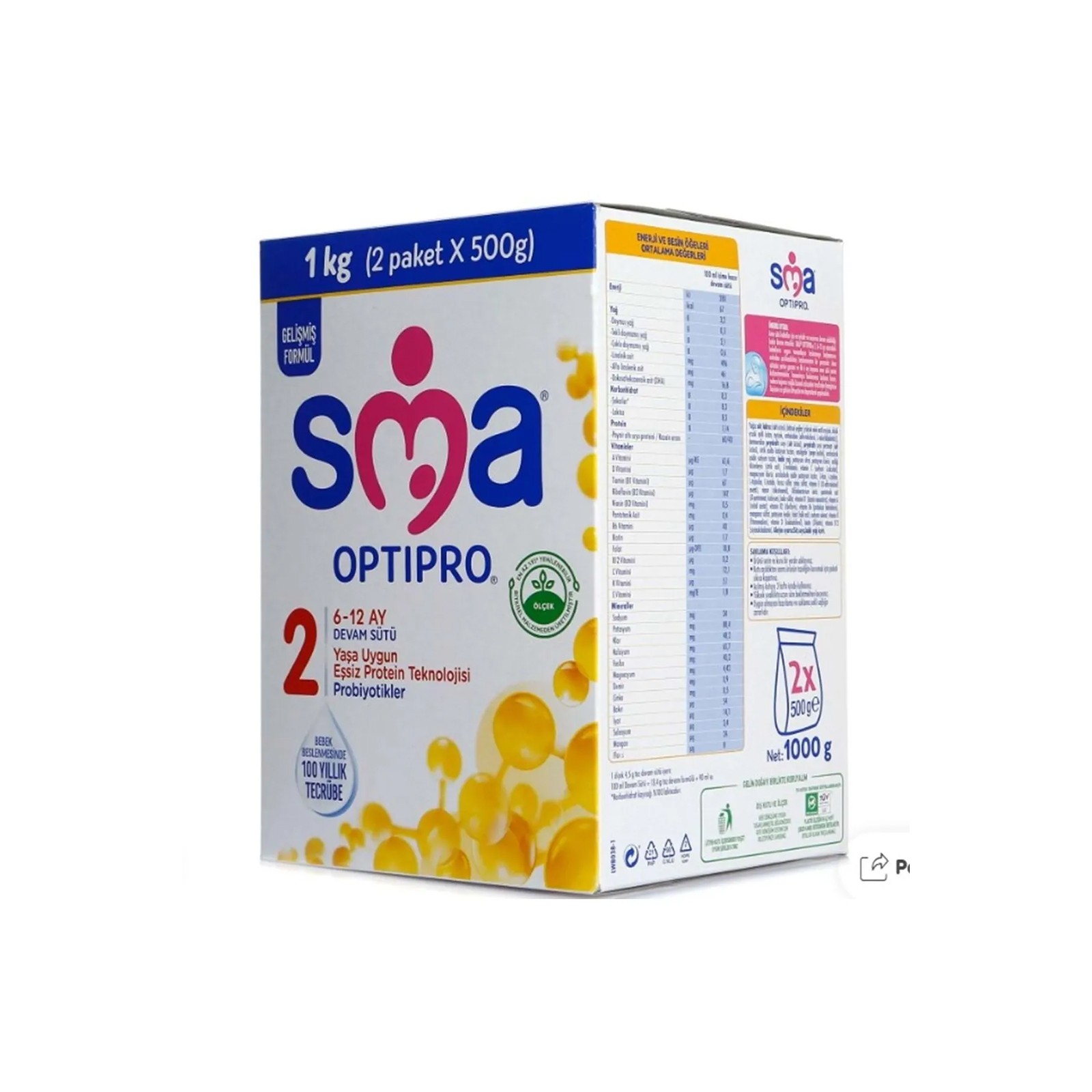 Sma Optipro 3 6-12 Ay Devam Sütü