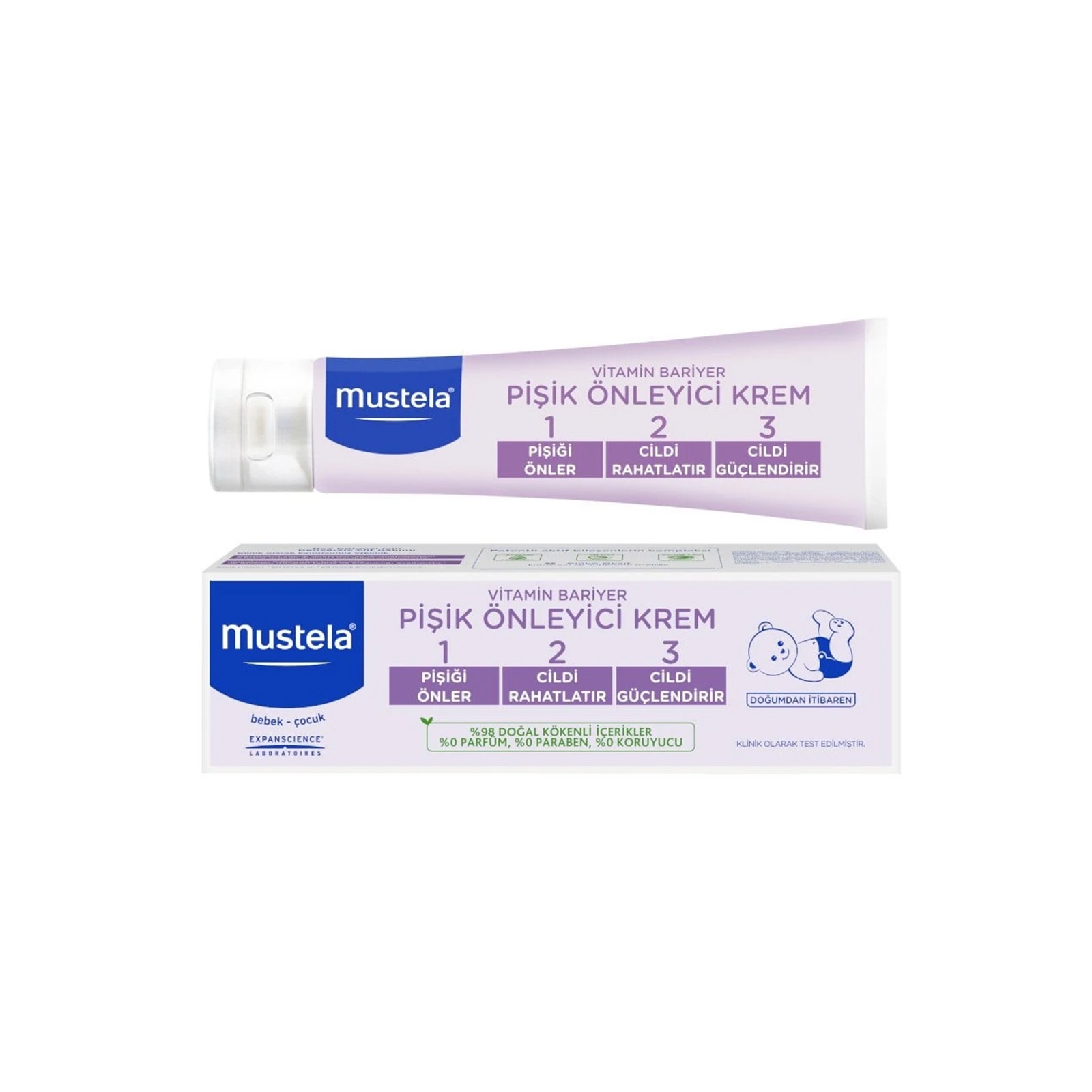 Mustela Vitamin Barrier Cream 1.2.3.