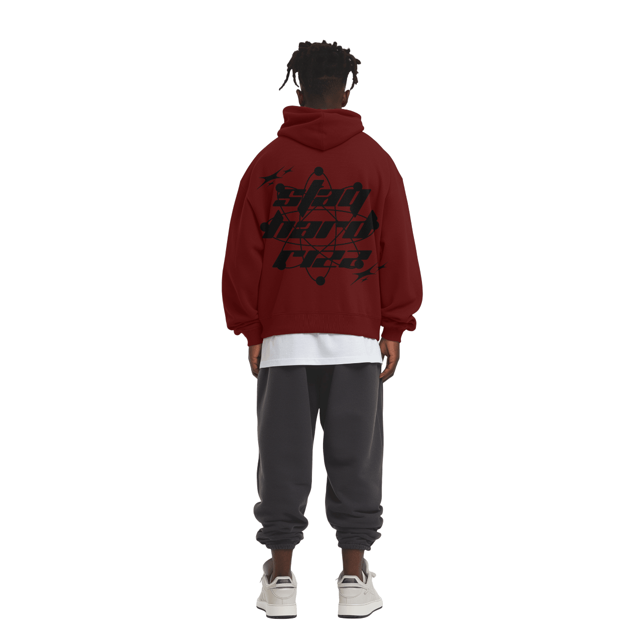 Rain Drop "PUFF Print Cherry" Hoodie