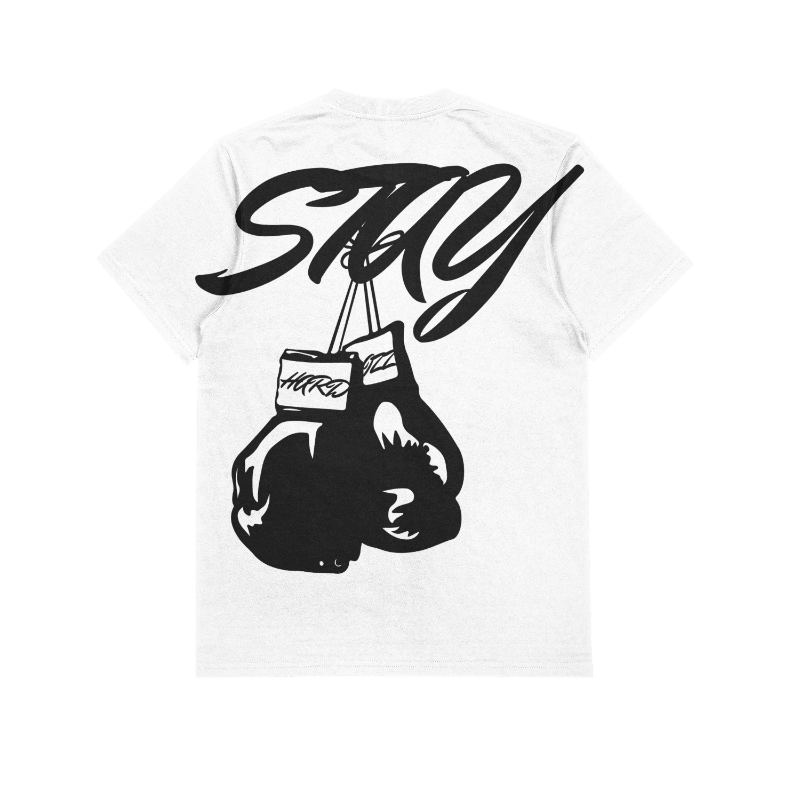 White Boxer T-Shırt