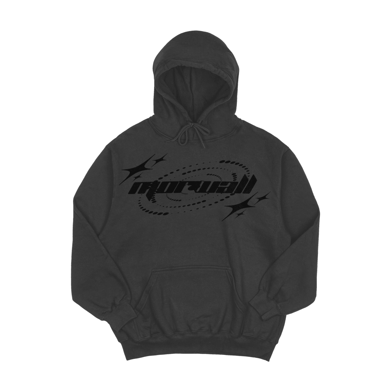 Rain Drop "PUFF Print Grey" Hoodie