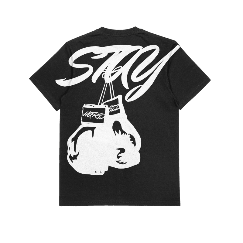 Black Boxer T-Shırt