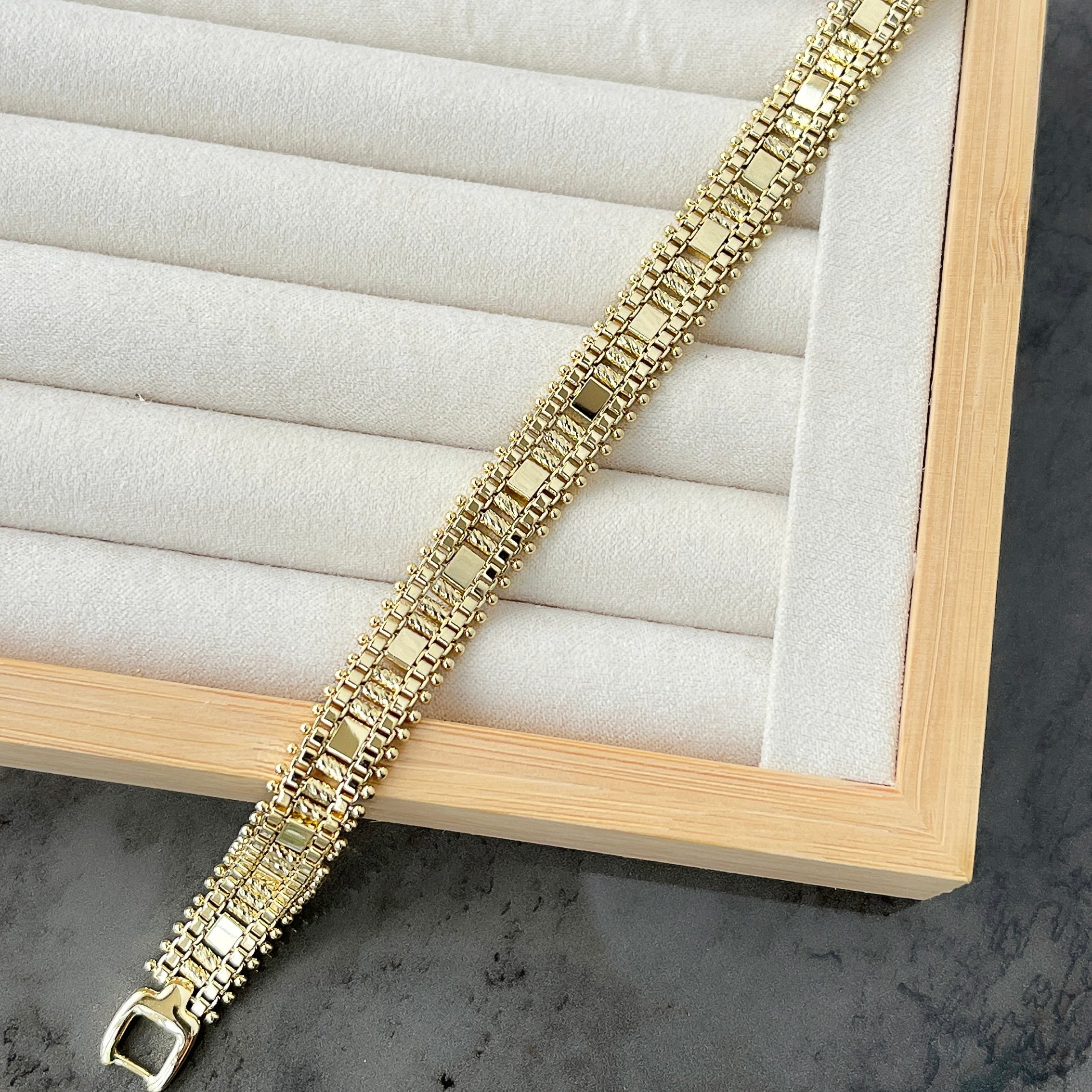 Plaka Model Bileklik - 14K