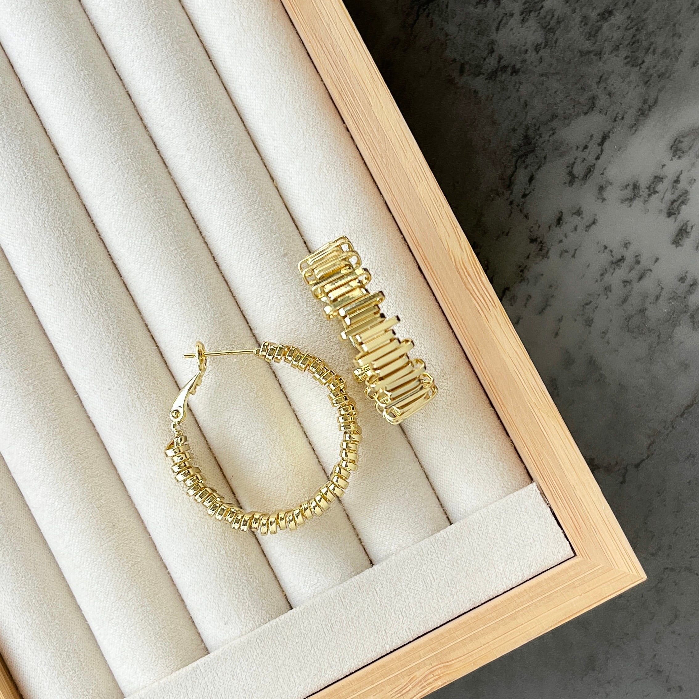 Zigzag Modern Küpe 14K