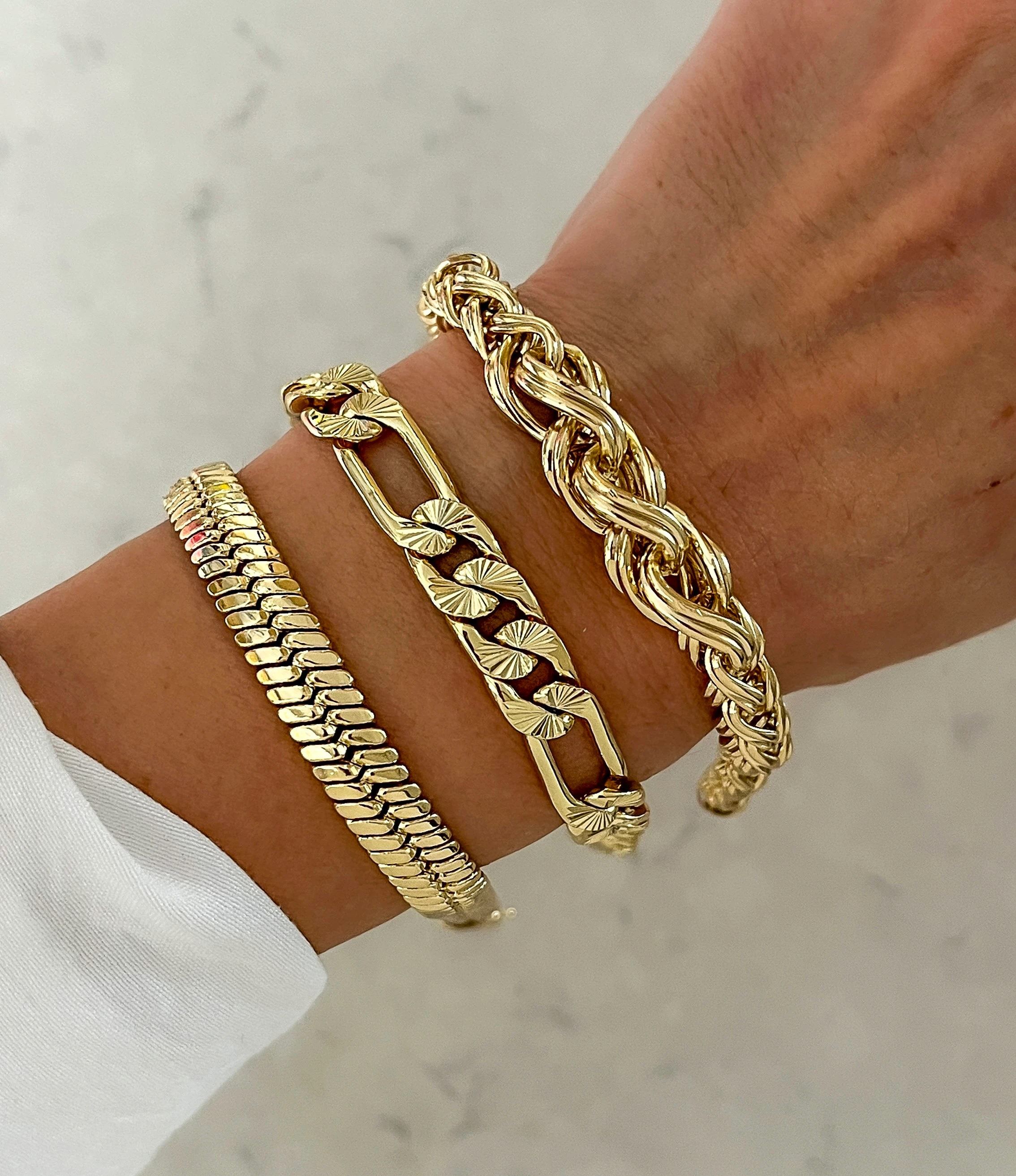 Kalın Bileklik Modelleri - 14K