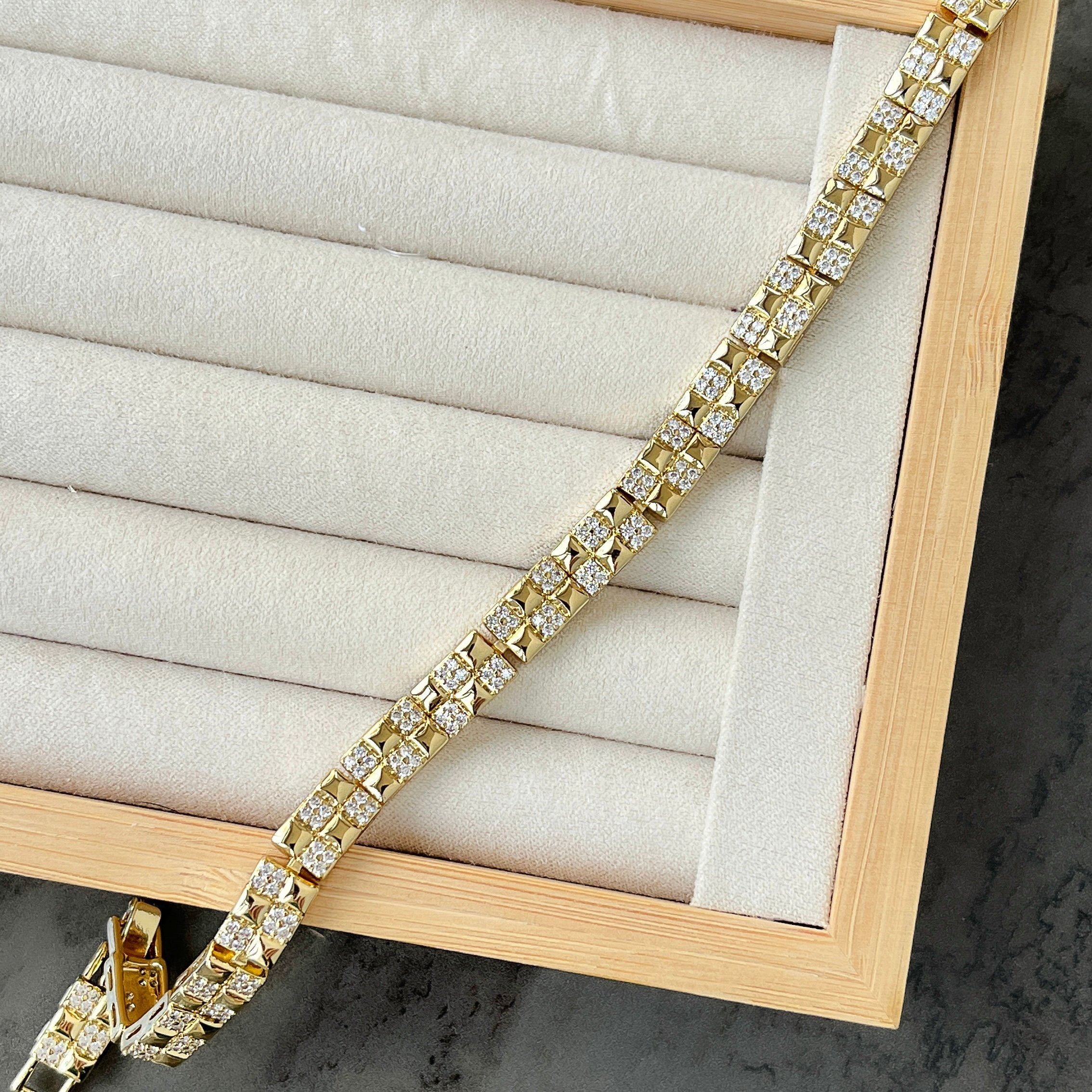 Kare Model Bileklik - 14K