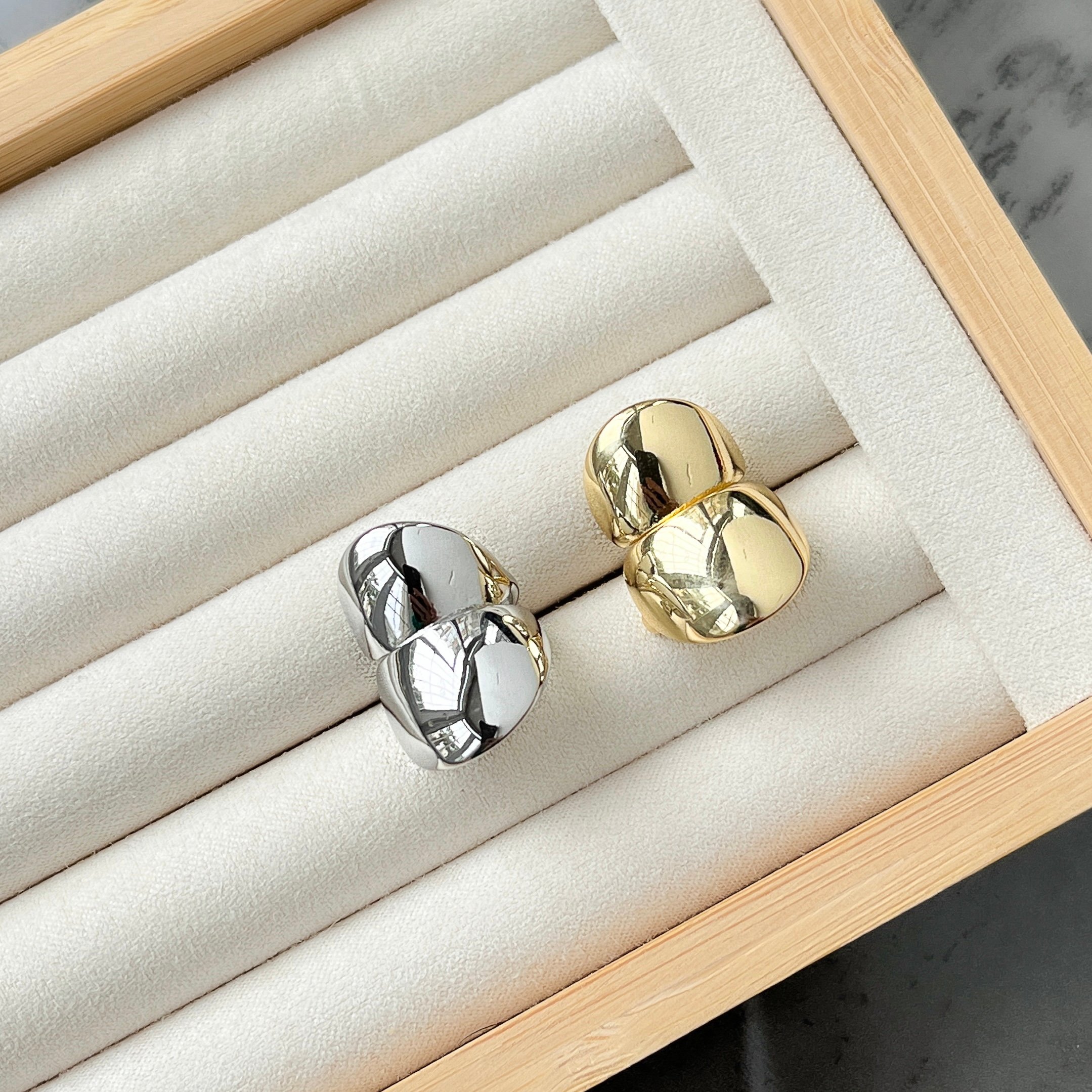 Çift Boğum Earcuff (Kıkırdak Küpe)