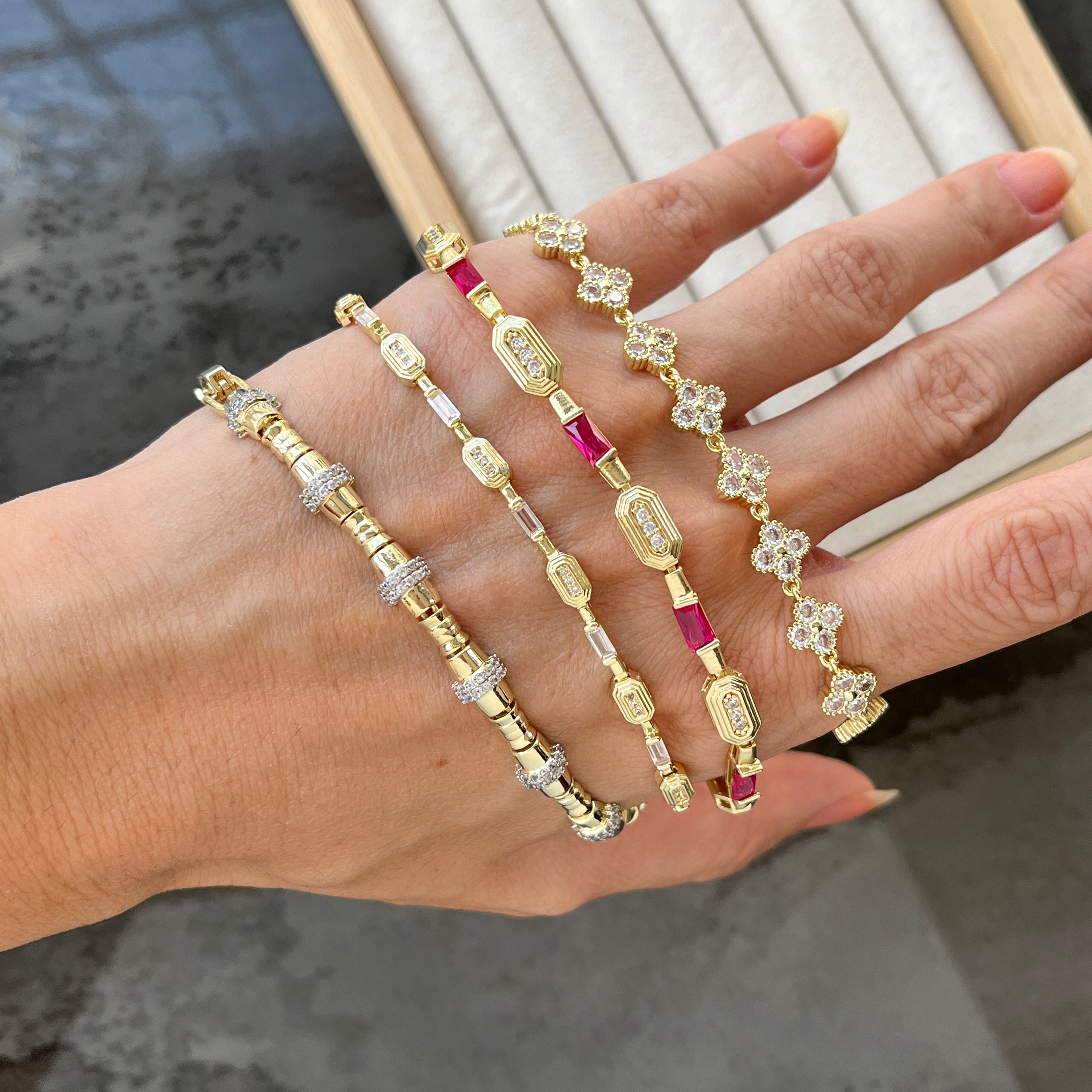 Modern Bileklik - 14K