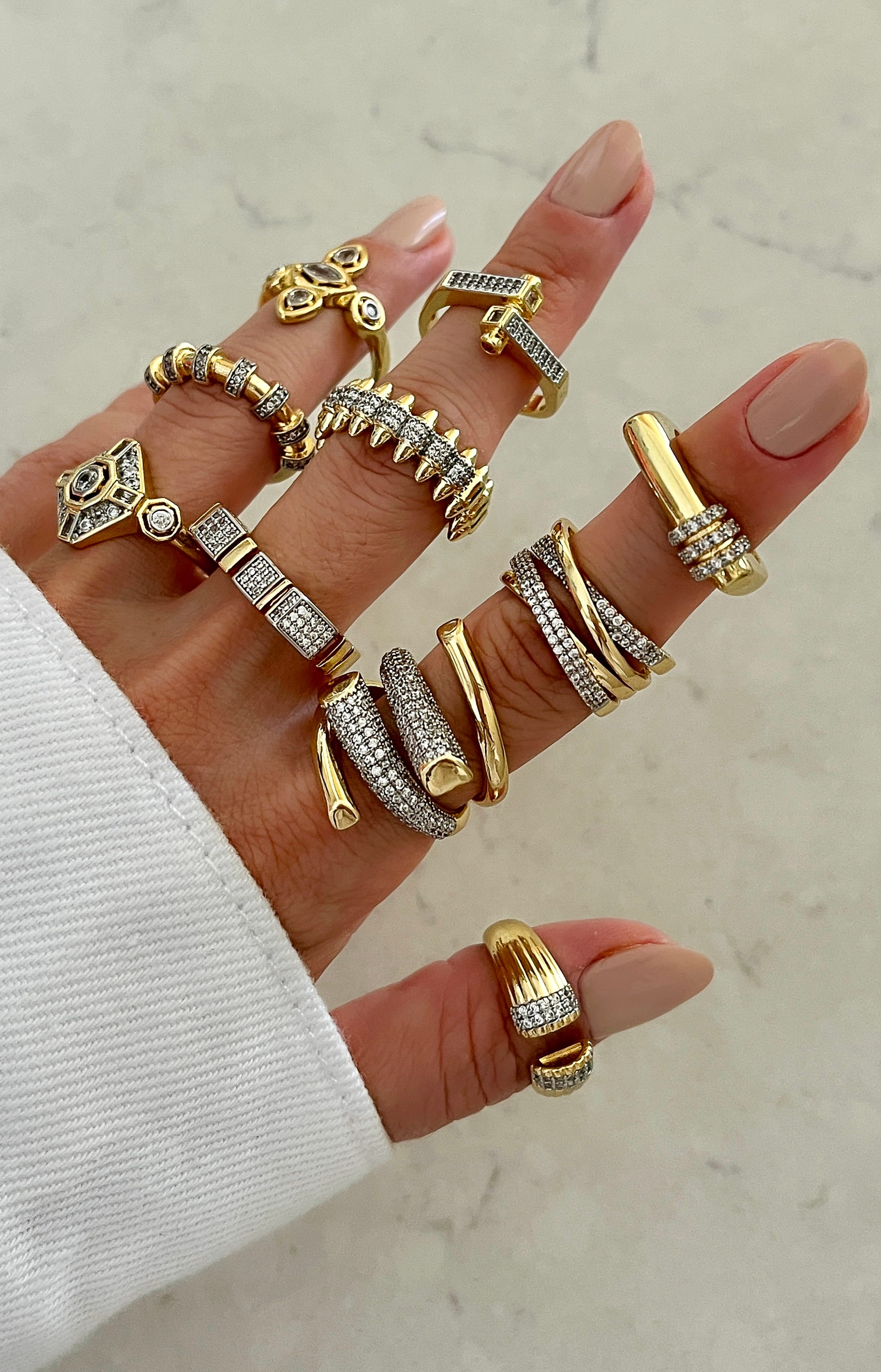 Sarmal Yüzük 14K