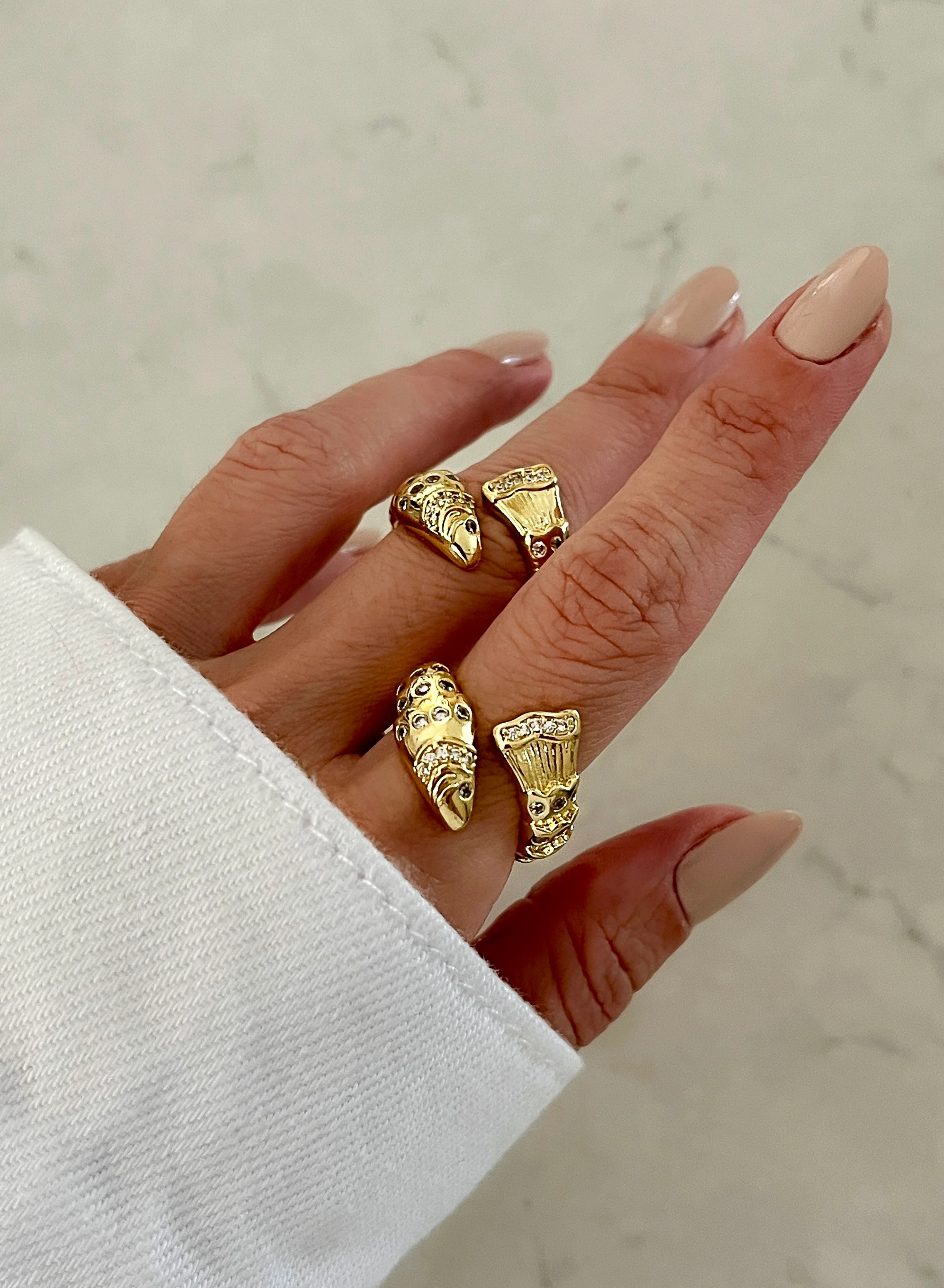 Balık Figürlü AyarlanabilirYüzük