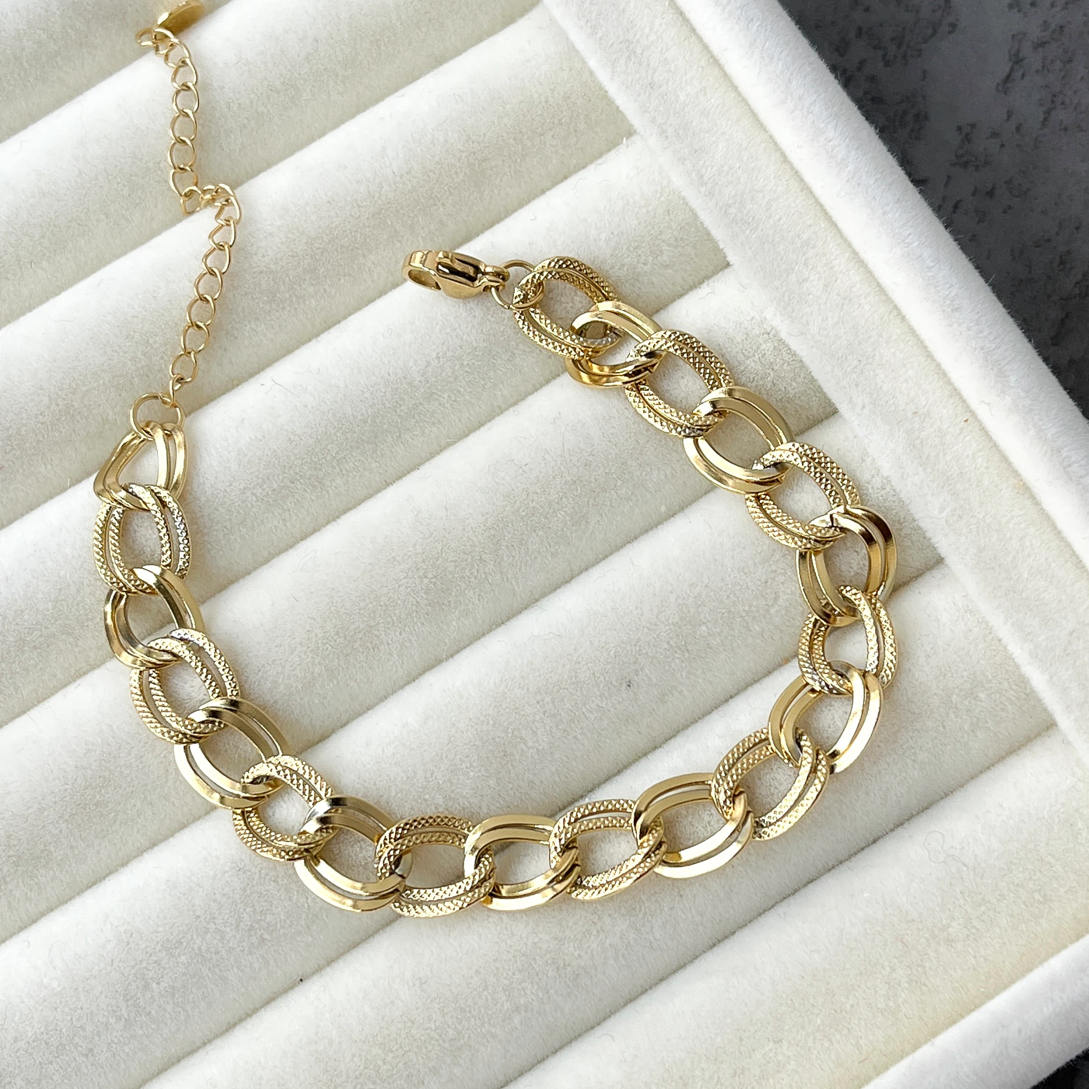 Çelik Halka Ezme Bileklik