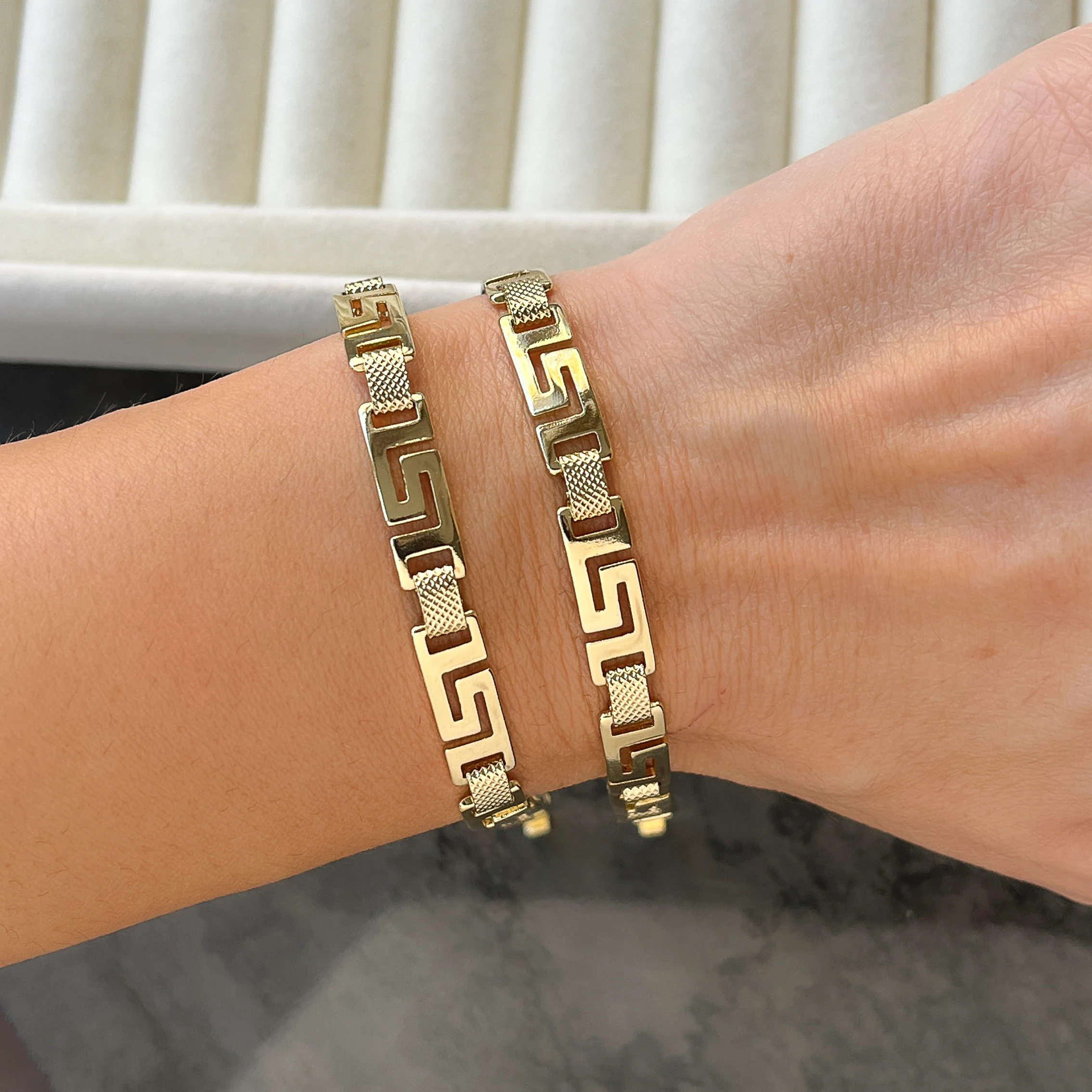 Marka Model Bileklik - 14K - Gold