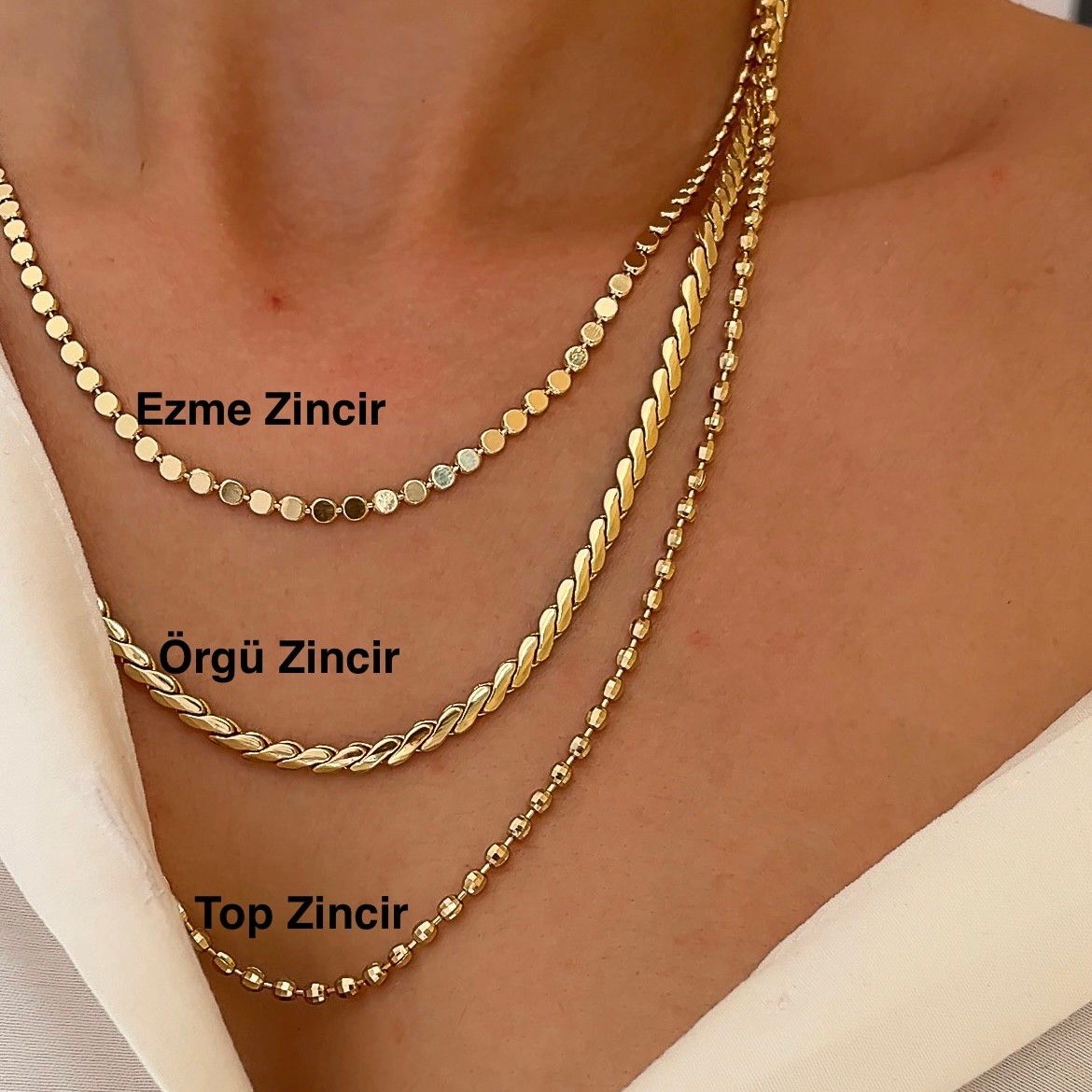 Zincir Kolye Seti - 14K