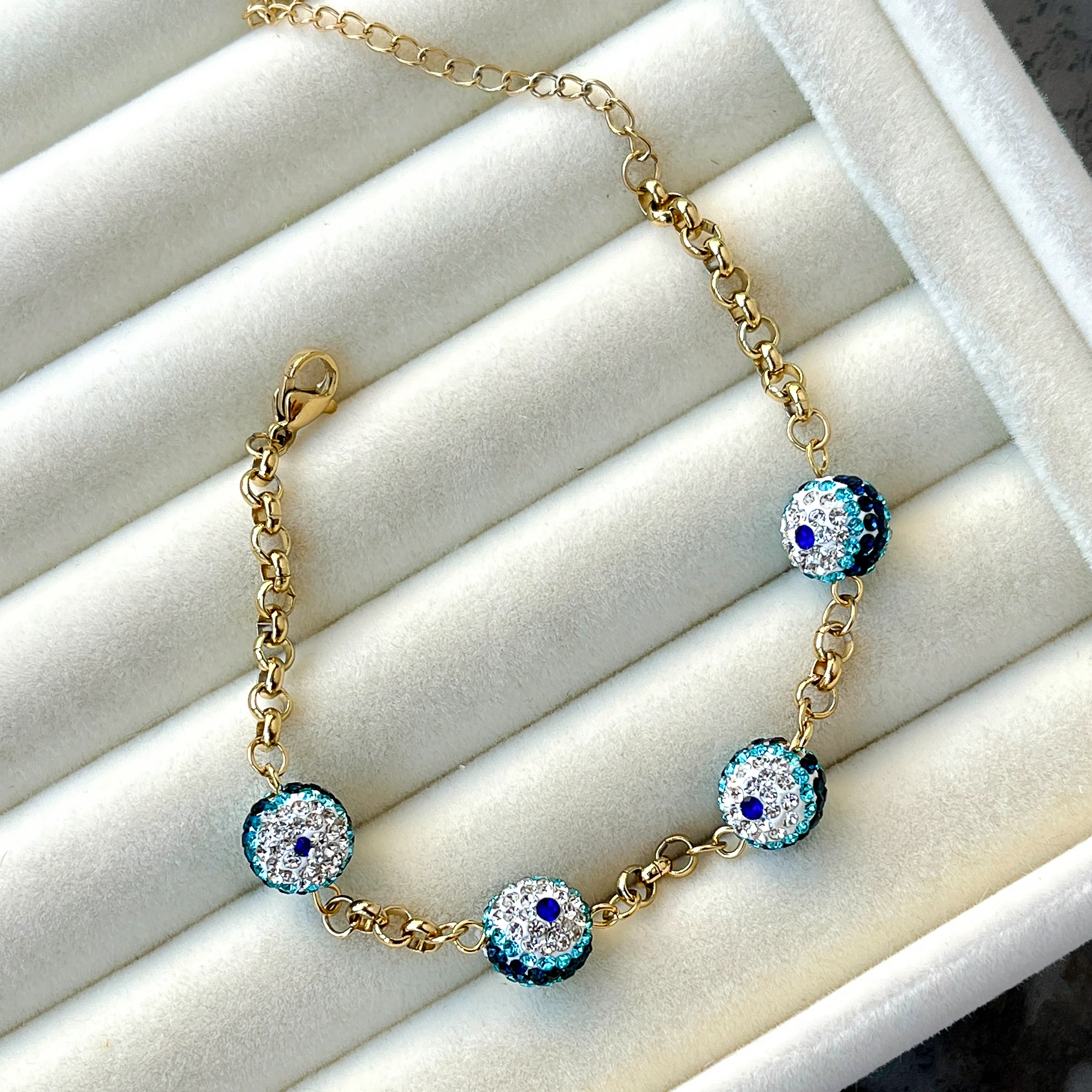 Çelik Nazar Bileklik