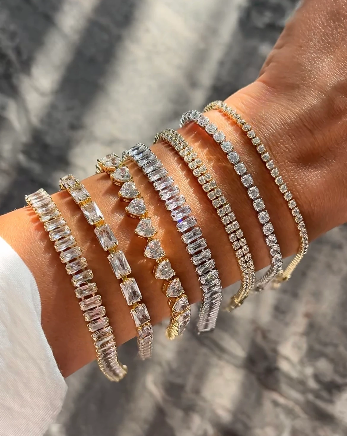 Su Yolu Baget Bileklik - Silver