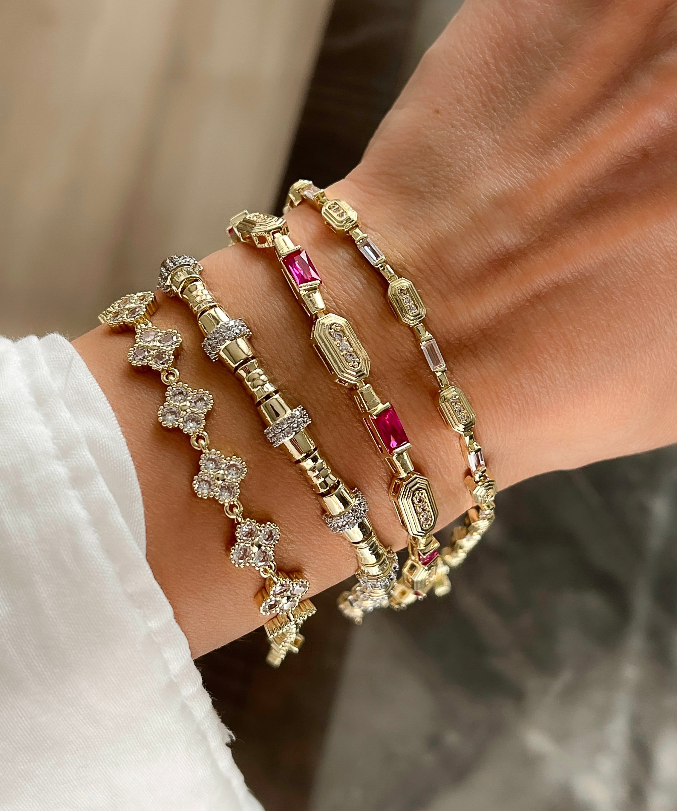 Modern Bileklik - 14K