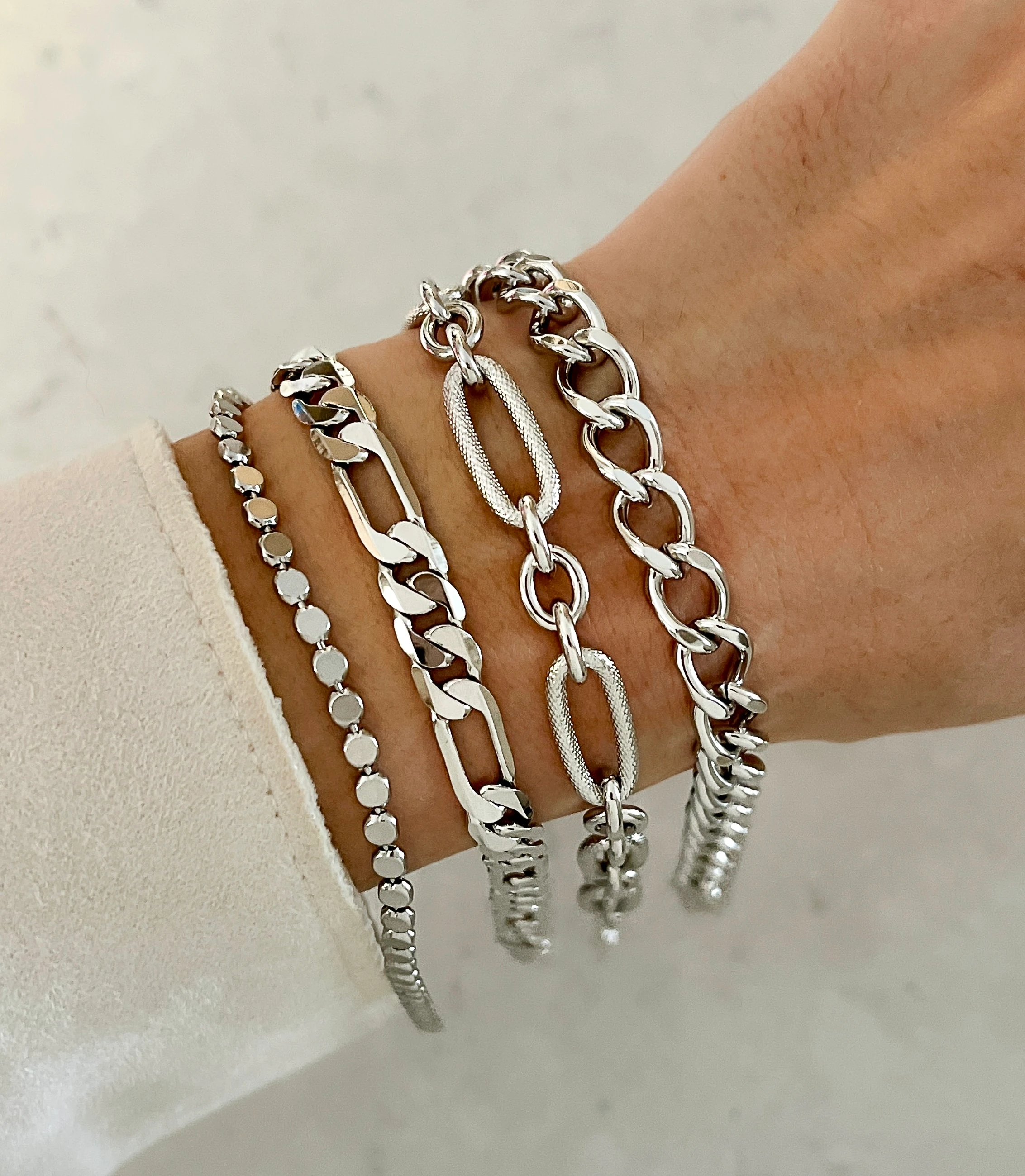 Unisex Silver Bileklik Modelleri - 2