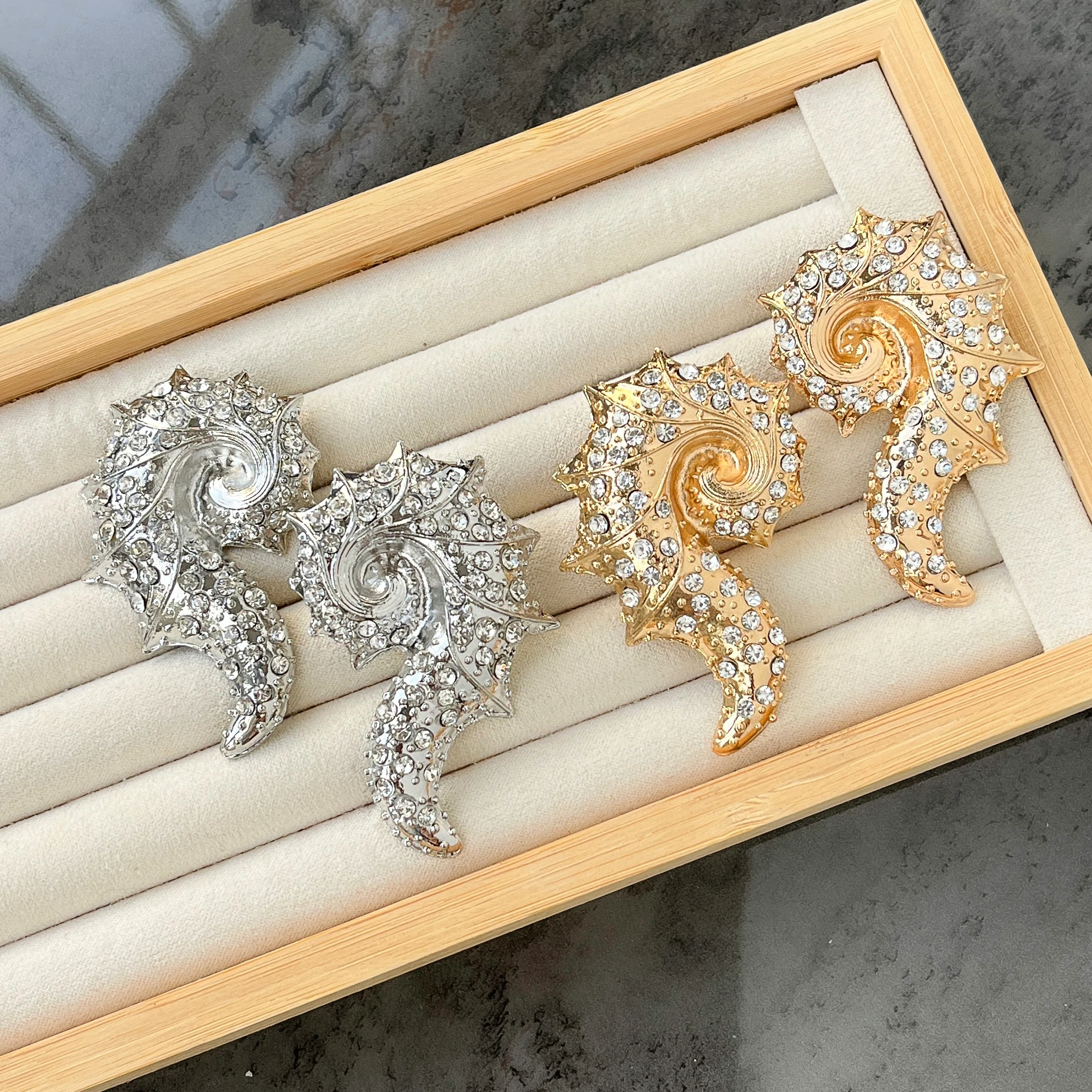 ZRa Küpe - Gold - Rose