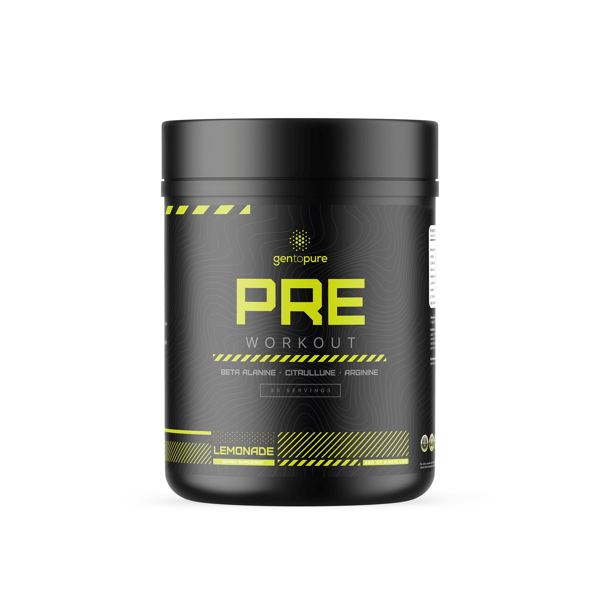 PRE-WORKOUT - Özel Formül - 480g (LİMON)