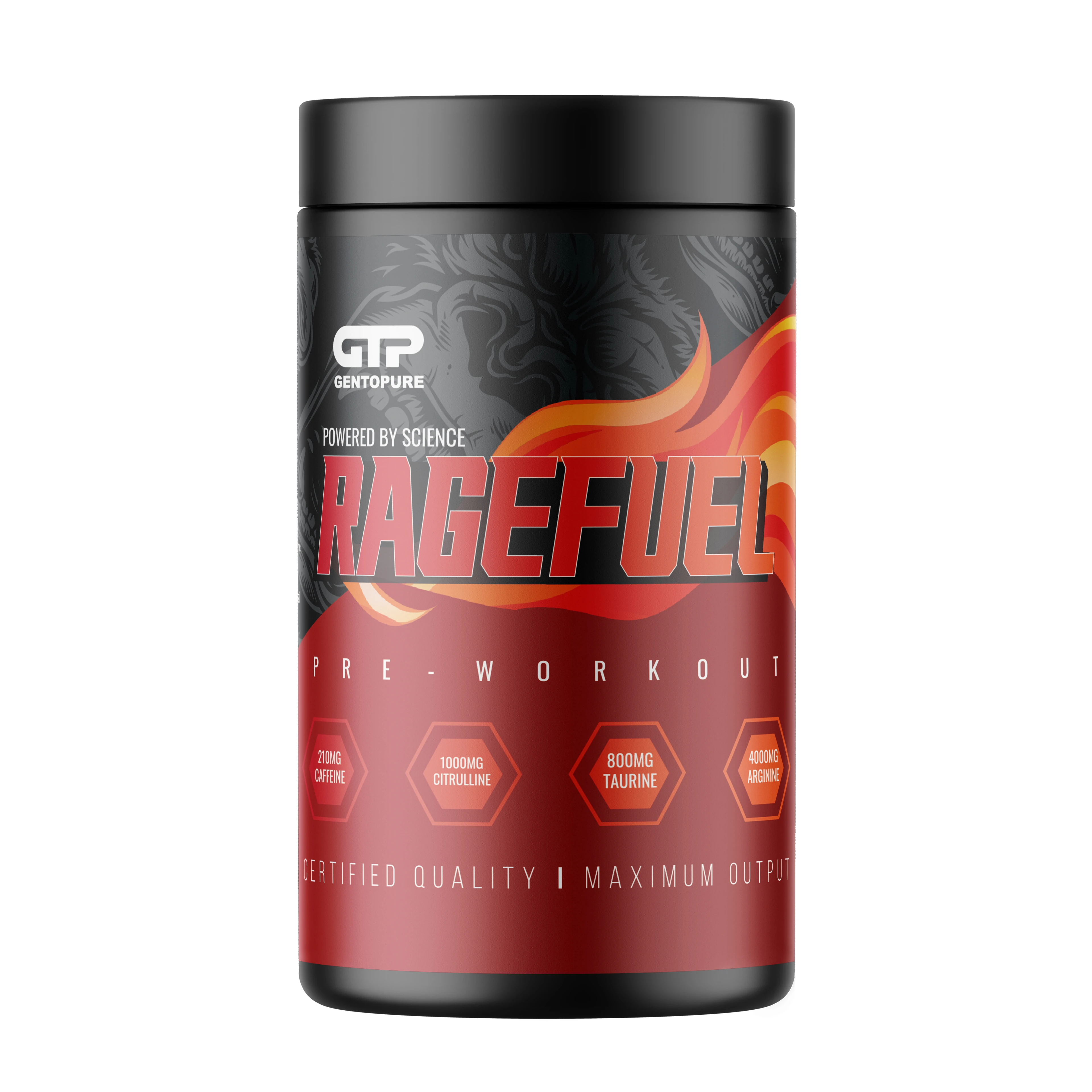 RAGEFUEL PREWORKOUT 600G