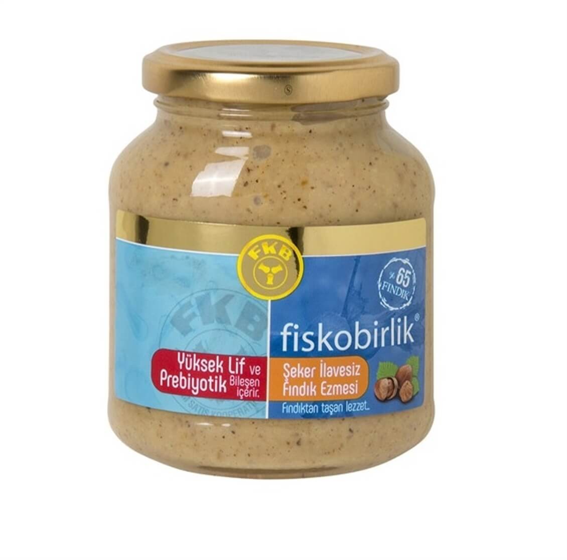 Fiskobirlik Şekersiz Fındık Ezmesi 180 Gr